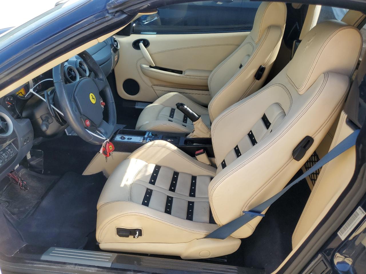 2008 Ferrari F430 Spider Blue vin: ZFFEW59A680163553