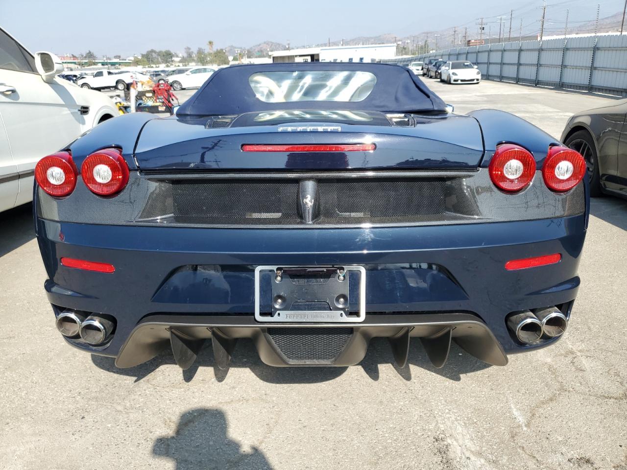 2008 Ferrari F430 Spider Blue vin: ZFFEW59A680163553