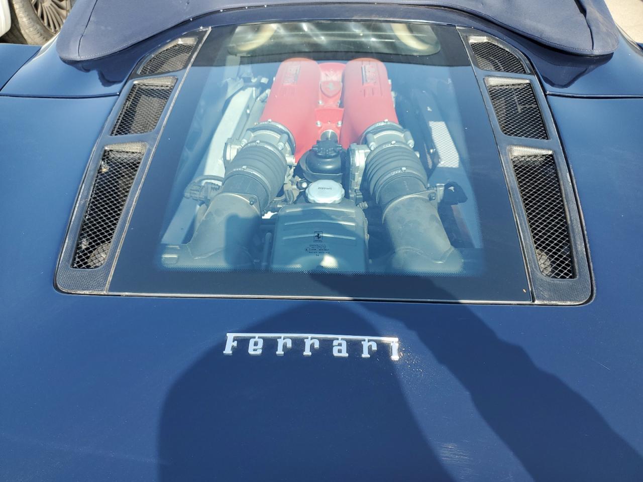 2008 Ferrari F430 Spider Blue vin: ZFFEW59A680163553