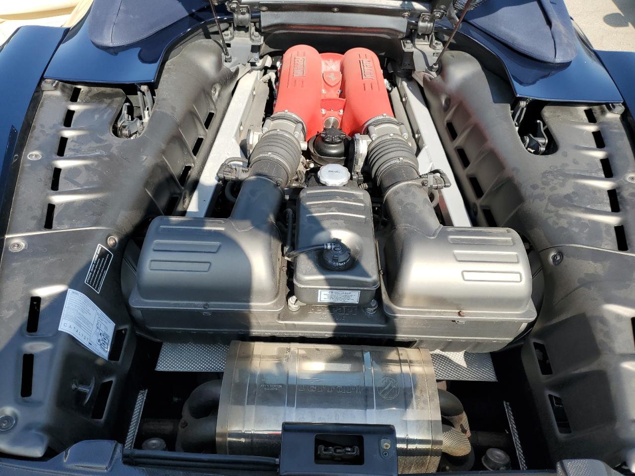 2008 Ferrari F430 Spider Blue vin: ZFFEW59A680163553