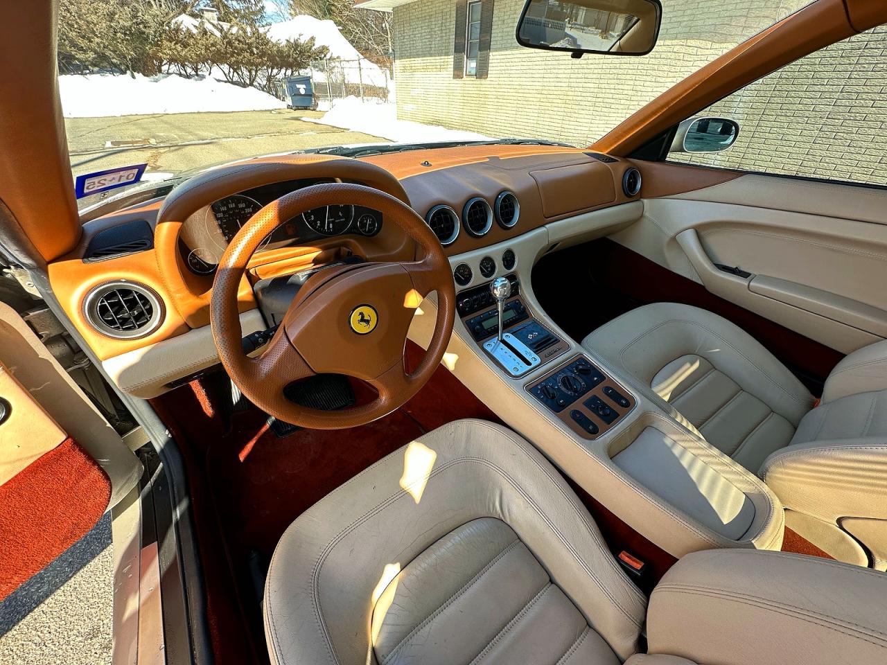 2000 Ferrari 456 Mgta Gray vin: ZFFWP50A8Y0118547