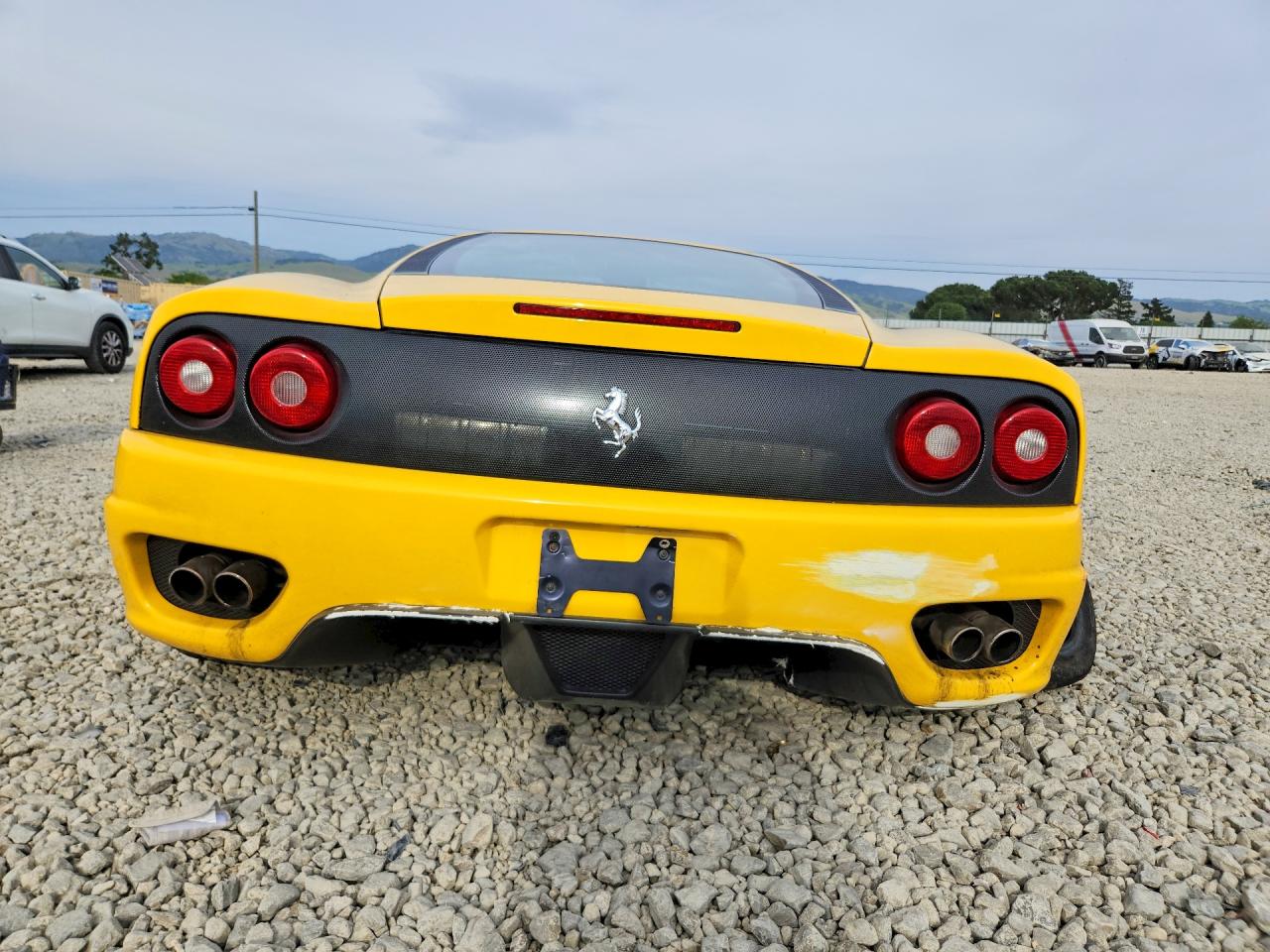 1999 Ferrari 360 Modena Yellow vin: ZFFYR51A9X0118394
