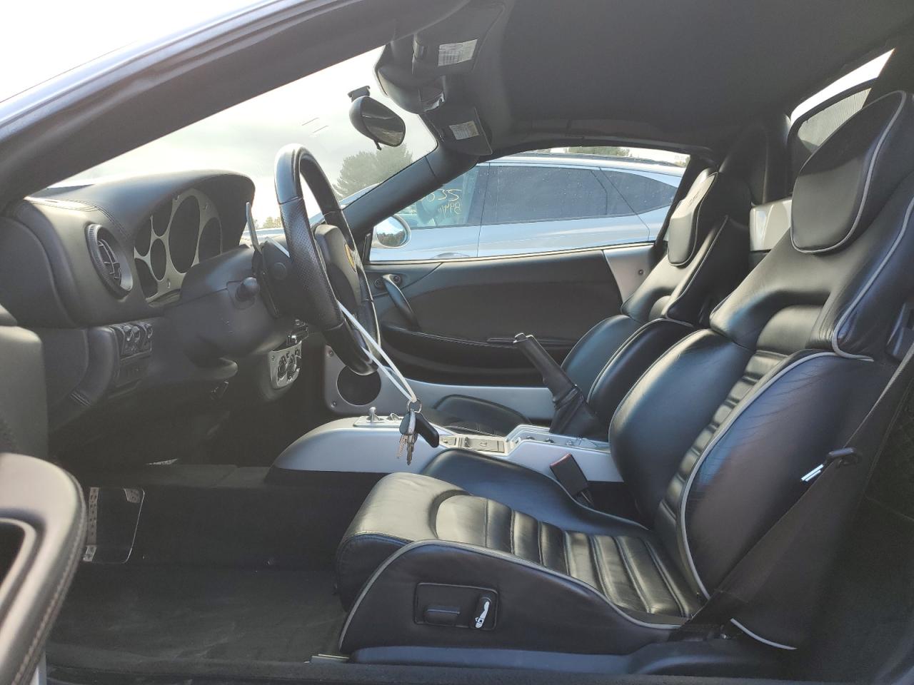 2002 Ferrari 360 Spider Silver vin: ZFFYT53AX20129962