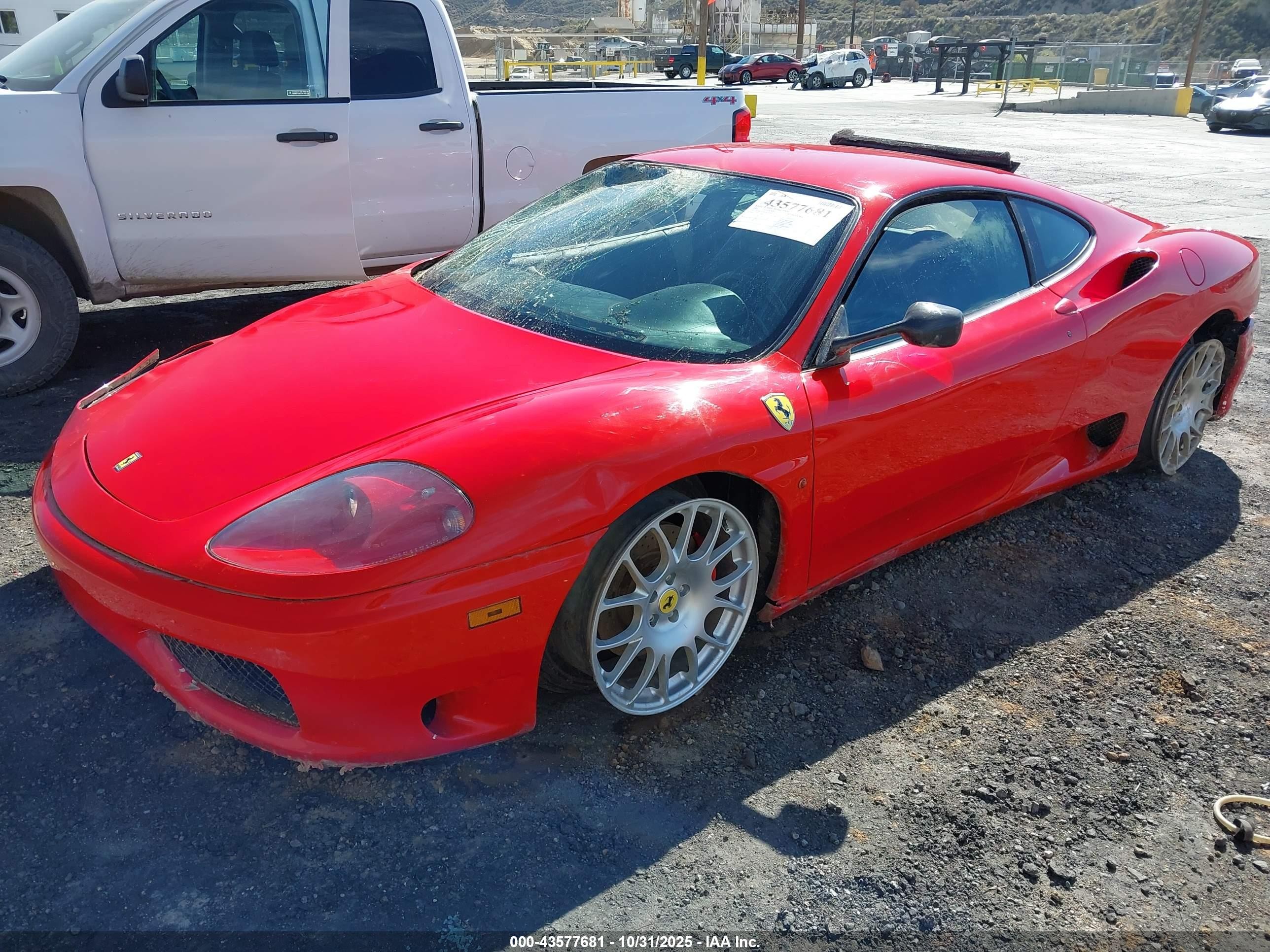 2004 Ferrari 360 Modena Berlinetta Красный vin: ZFFYU51A140137192