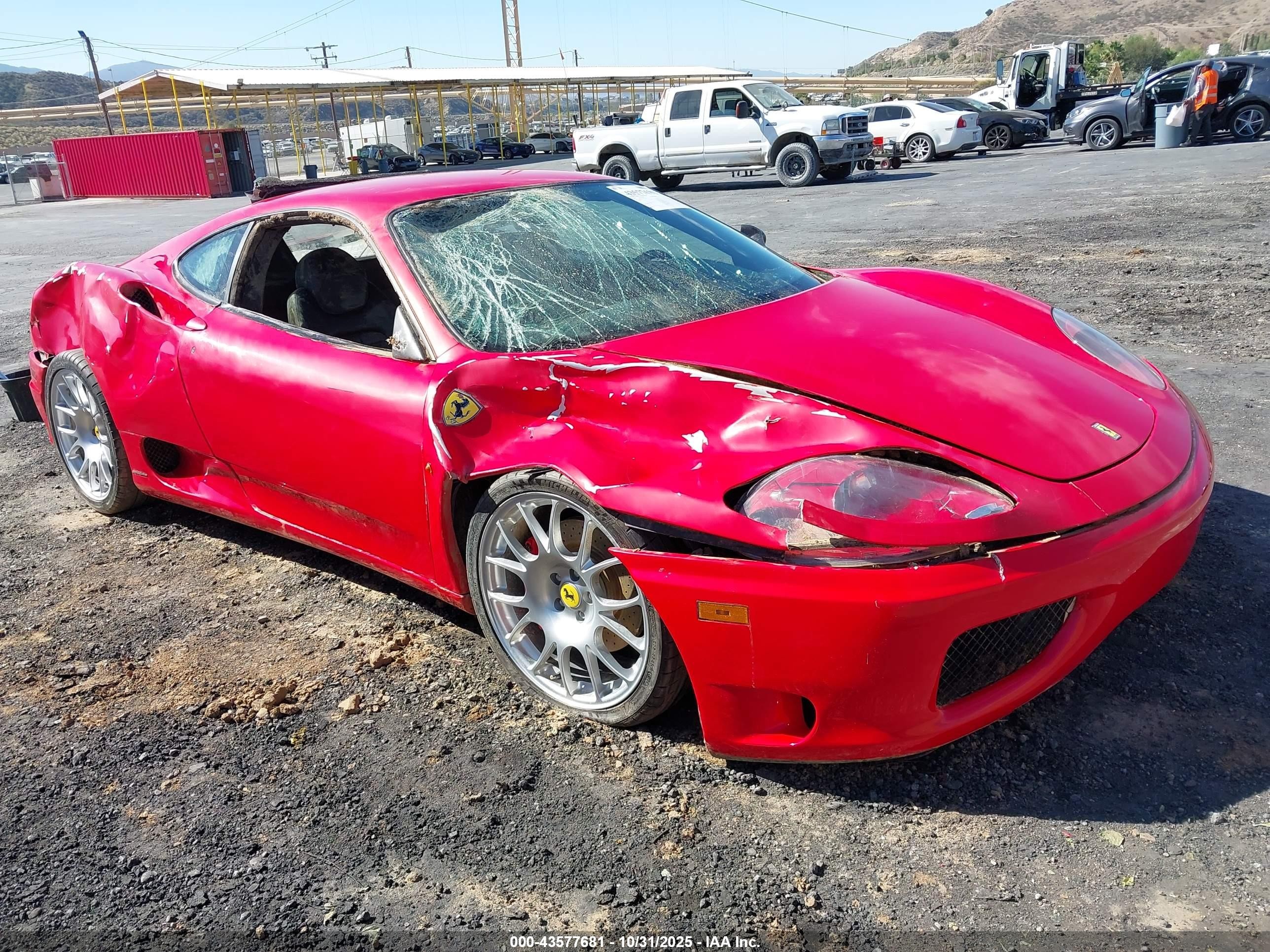 2004 Ferrari 360 Modena Berlinetta Red vin: ZFFYU51A140137192