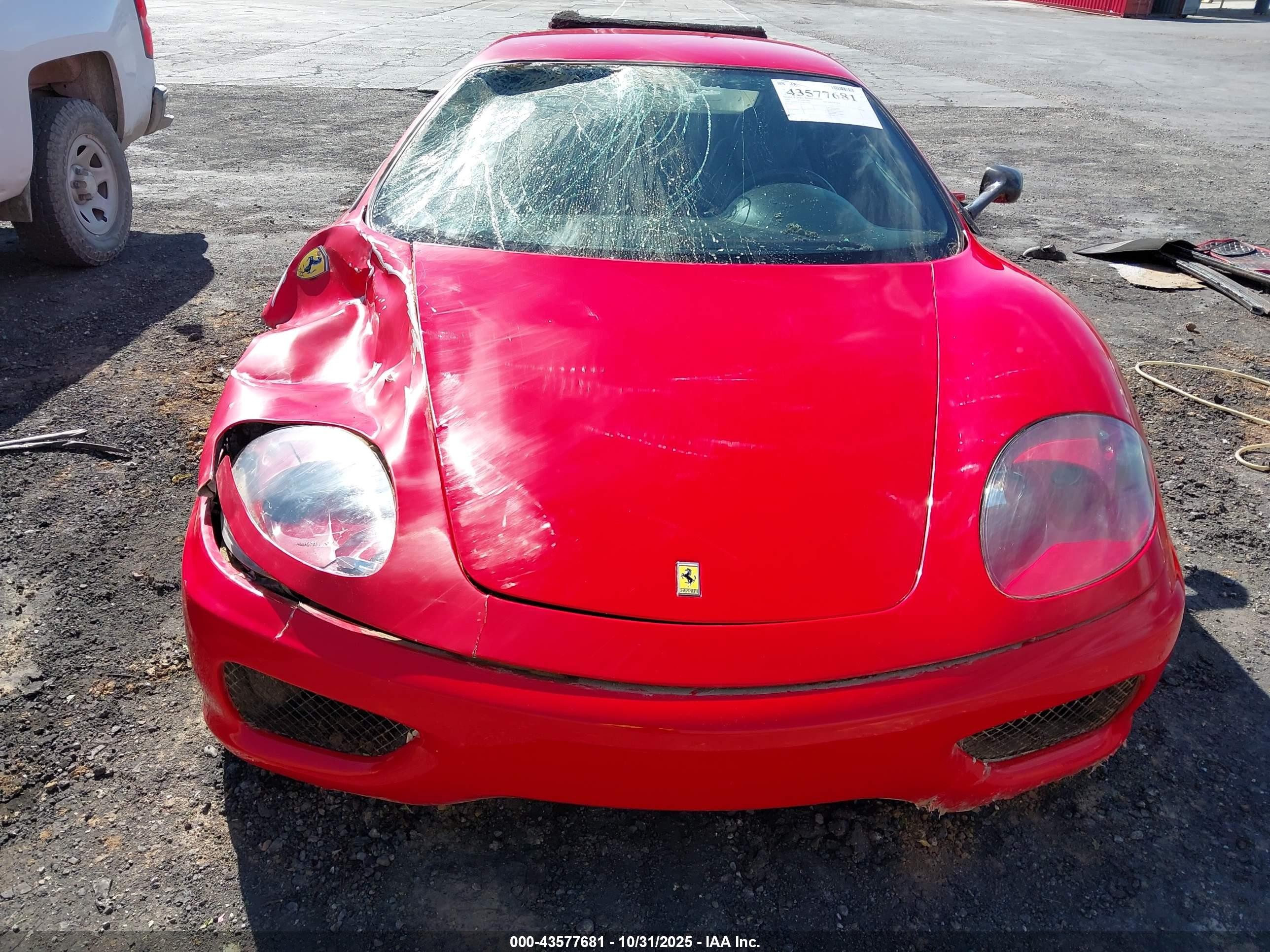 2004 Ferrari 360 Modena Berlinetta Красный vin: ZFFYU51A140137192
