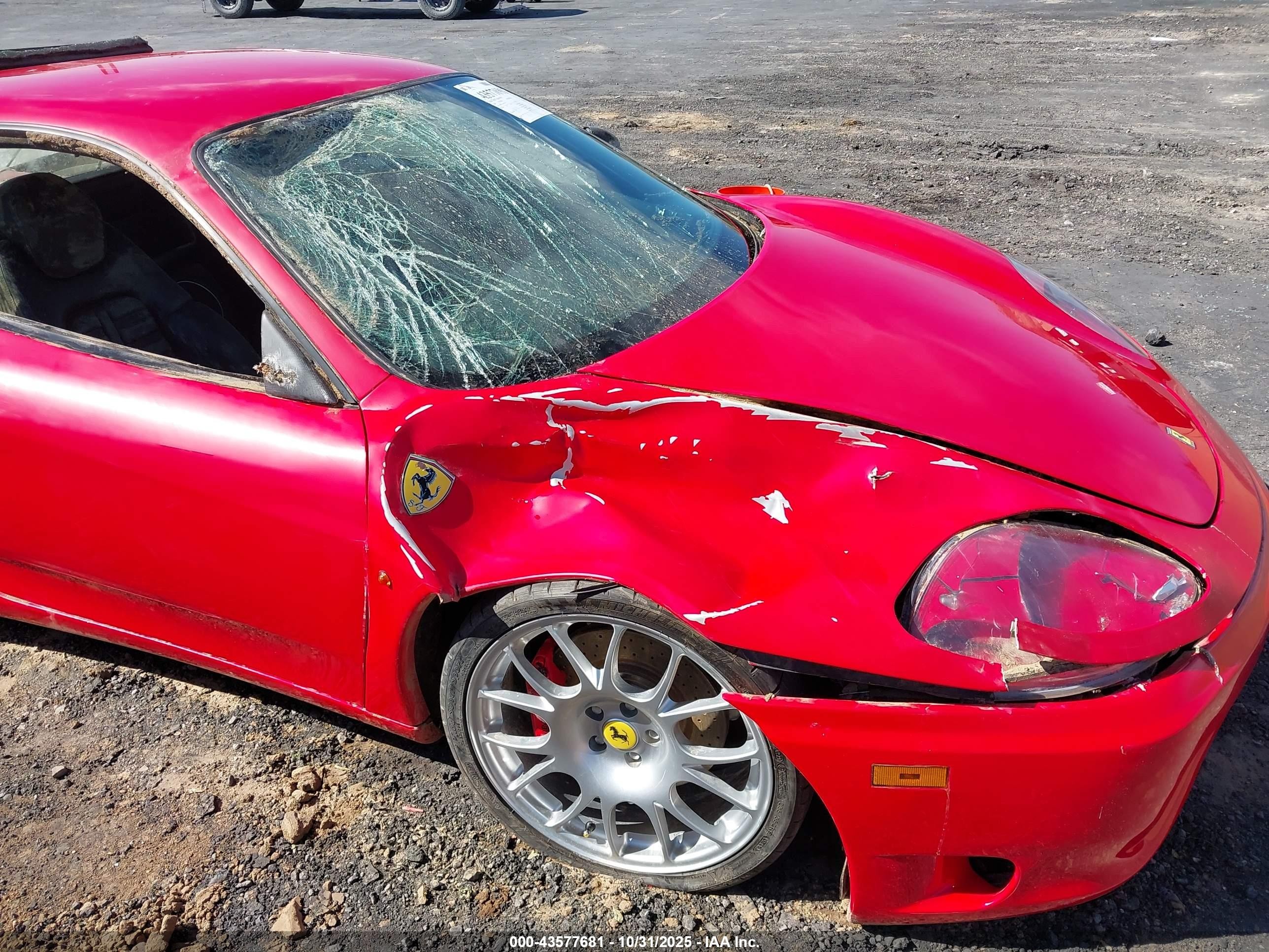 2004 Ferrari 360 Modena Berlinetta Красный vin: ZFFYU51A140137192