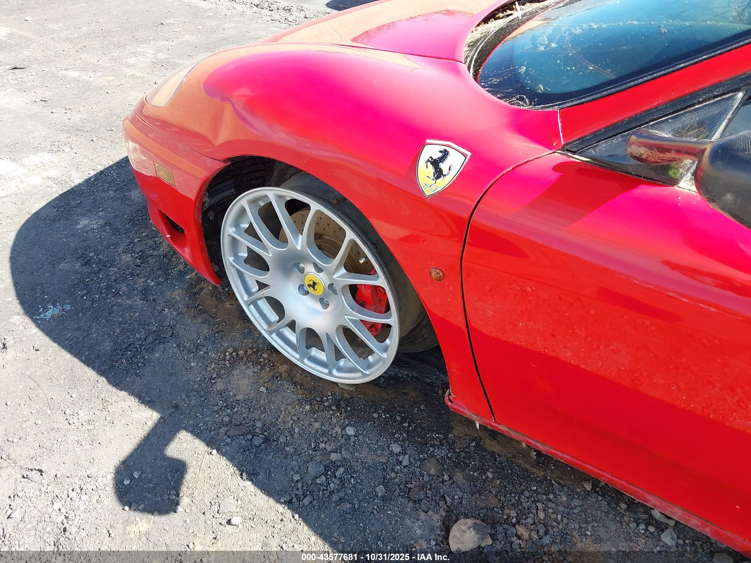2004 Ferrari 360 Modena Berlinetta Красный vin: ZFFYU51A140137192