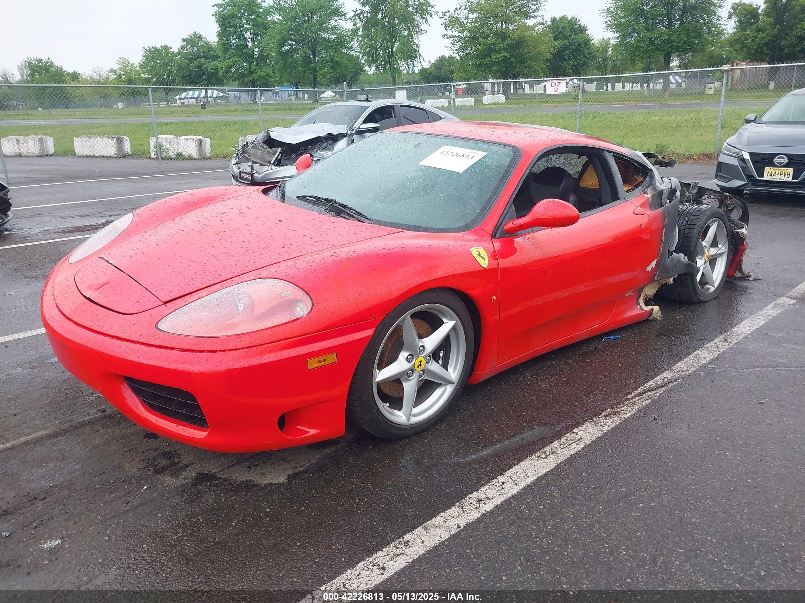 2001 Ferrari 360   Красный vin: ZFFYU51A410122794