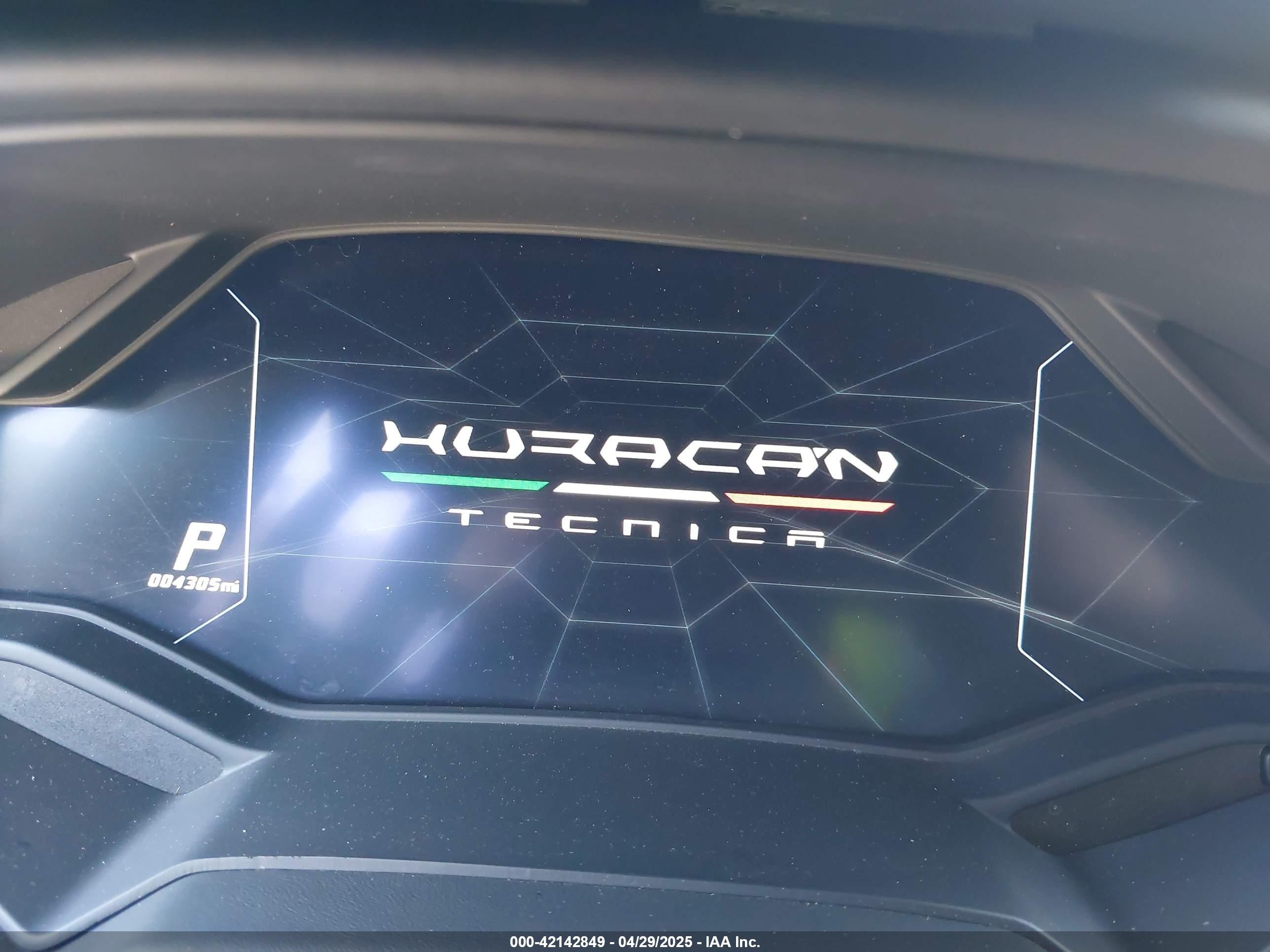 2023 Lamborghini Huracan Tecnica Черный vin: ZHWCB6ZF7PLA23361
