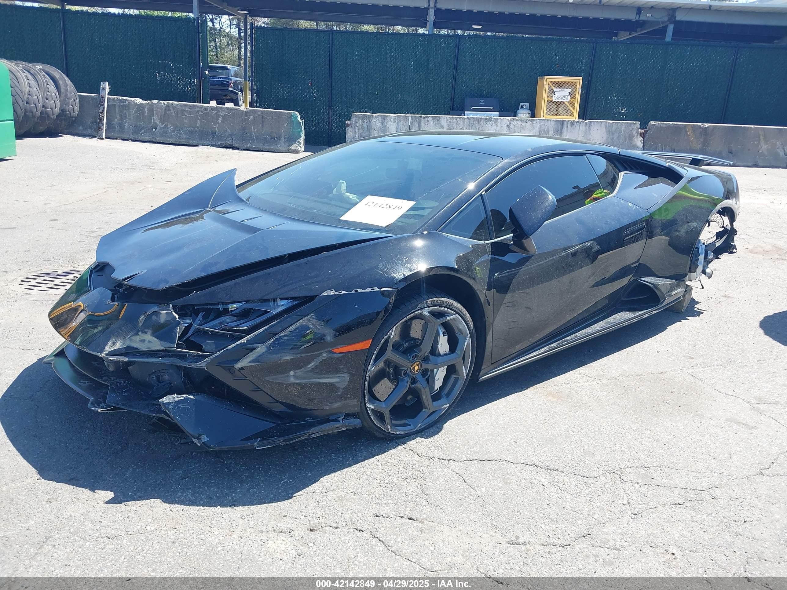 2023 Lamborghini Huracan Tecnica Черный vin: ZHWCB6ZF7PLA23361