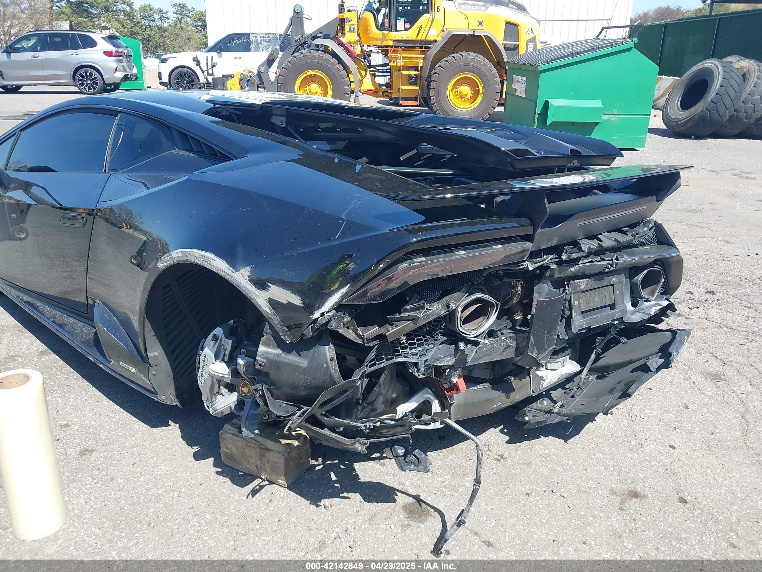 2023 Lamborghini Huracan Tecnica Черный vin: ZHWCB6ZF7PLA23361