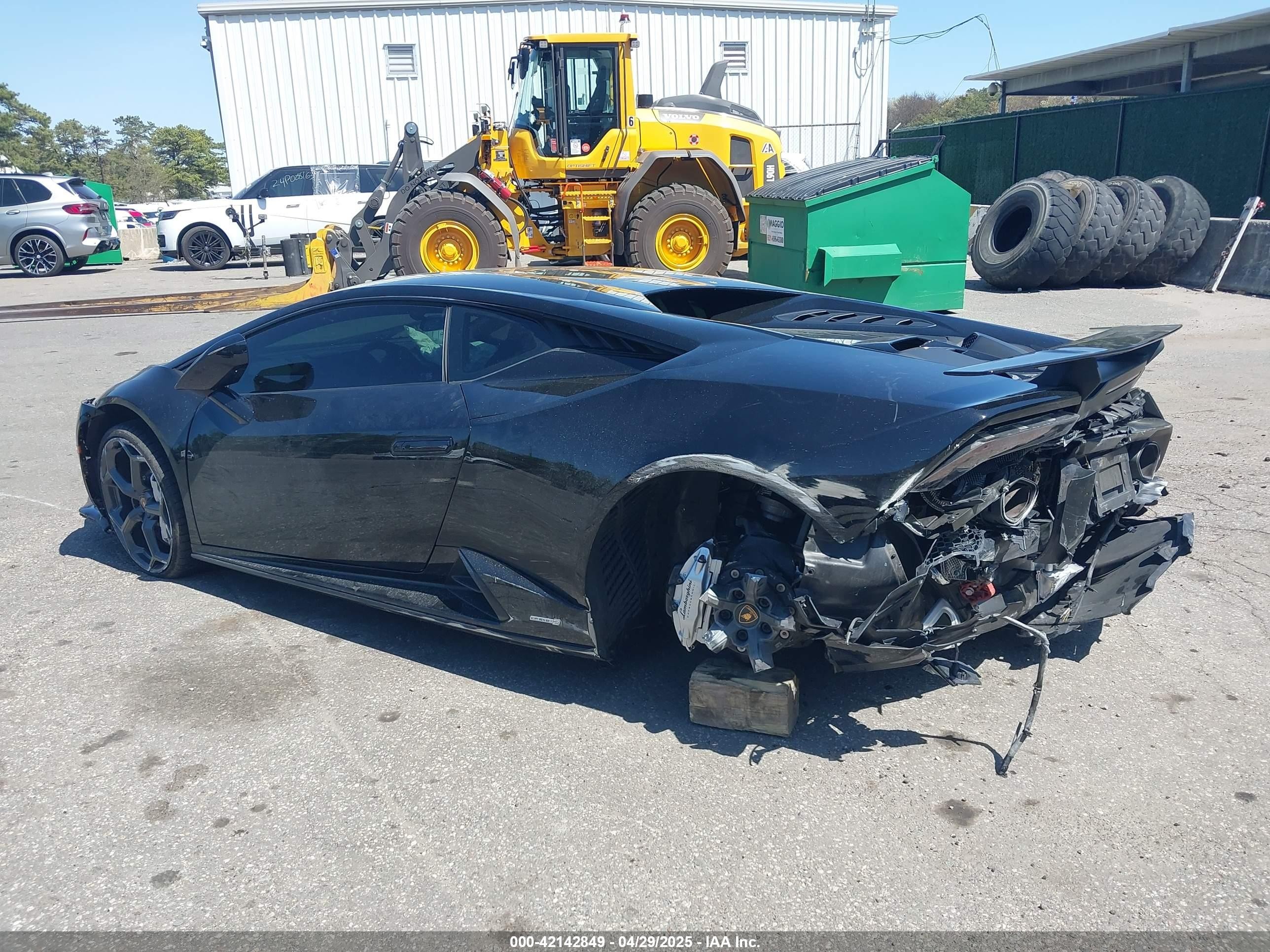 2023 Lamborghini Huracan Tecnica Черный vin: ZHWCB6ZF7PLA23361