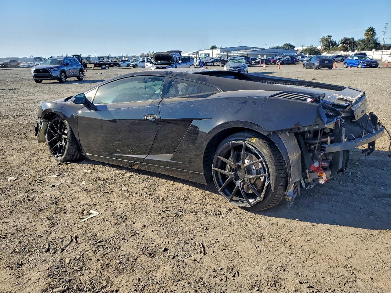 2007 Lamborghini Gallardo Черный vin: ZHWGU12T17LA04352