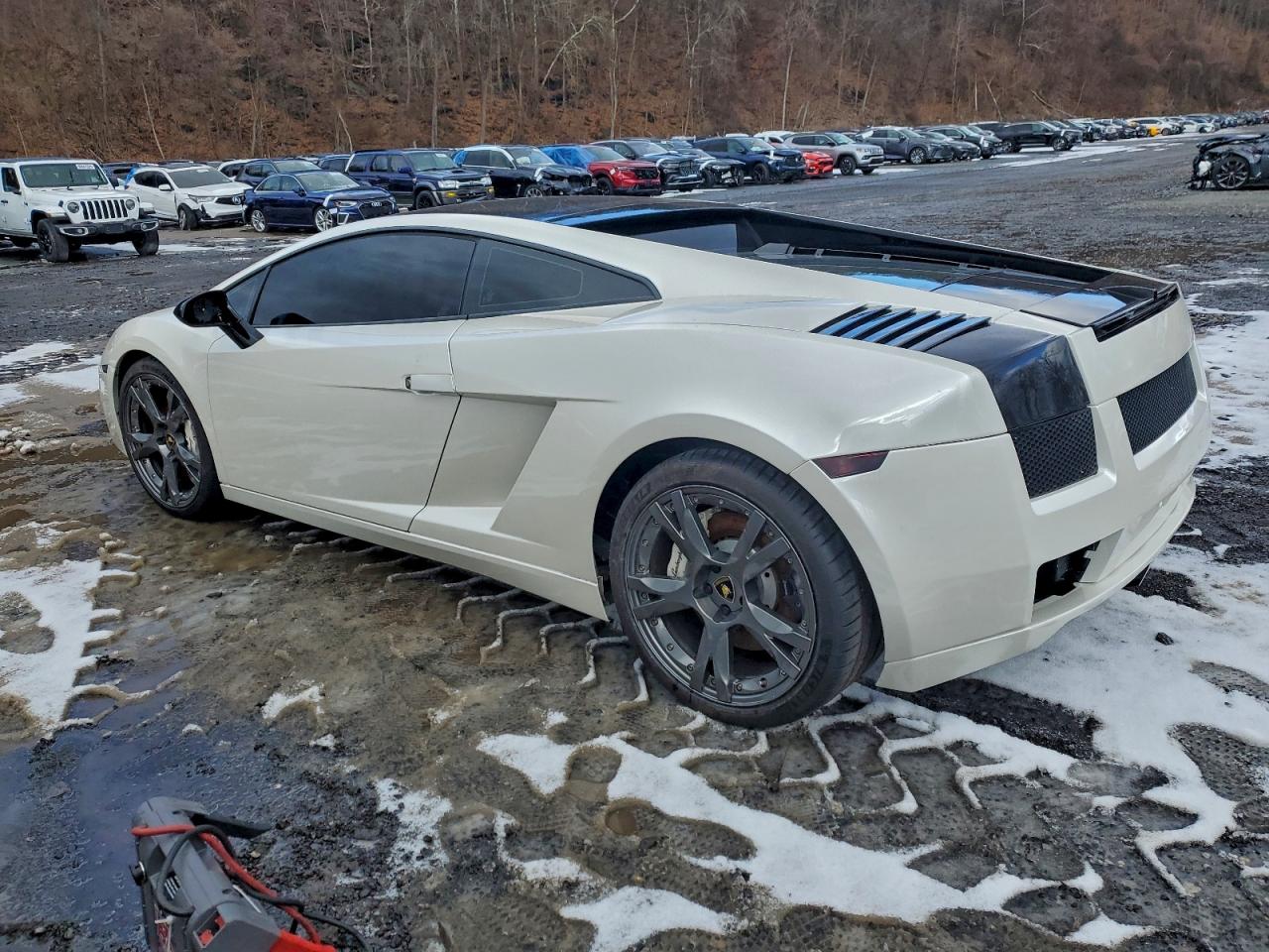 2006 Lamborghini Gallardo Se White vin: ZHWGU12T66LA03289