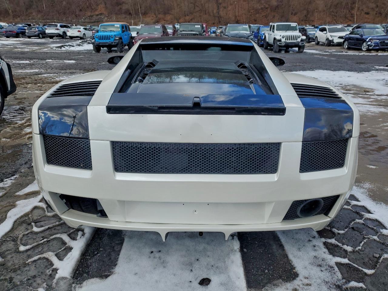 2006 Lamborghini Gallardo Se White vin: ZHWGU12T66LA03289