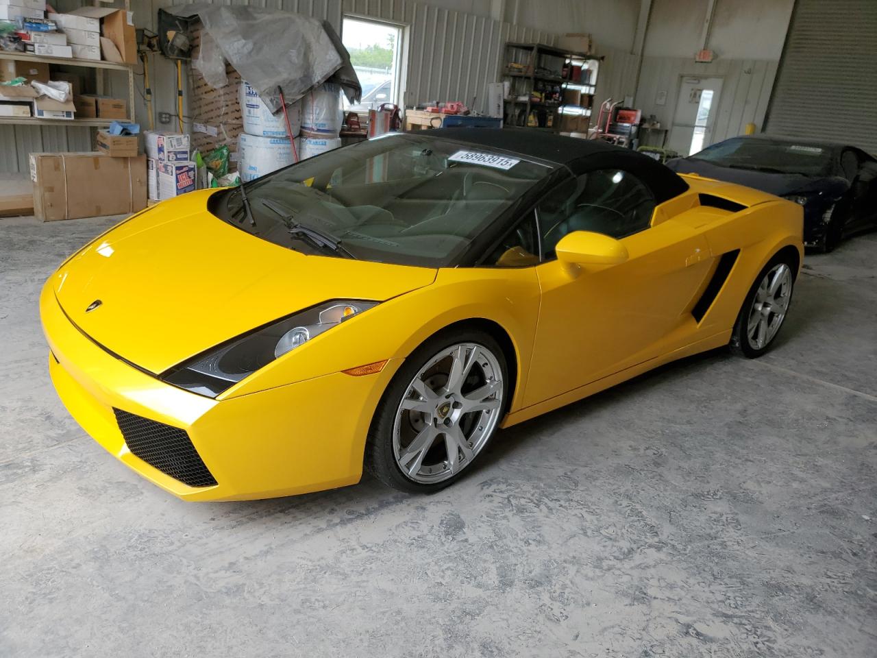 2006 Lamborghini Gallardo Spyder   Желтый vin: ZHWGU22T26LA03408