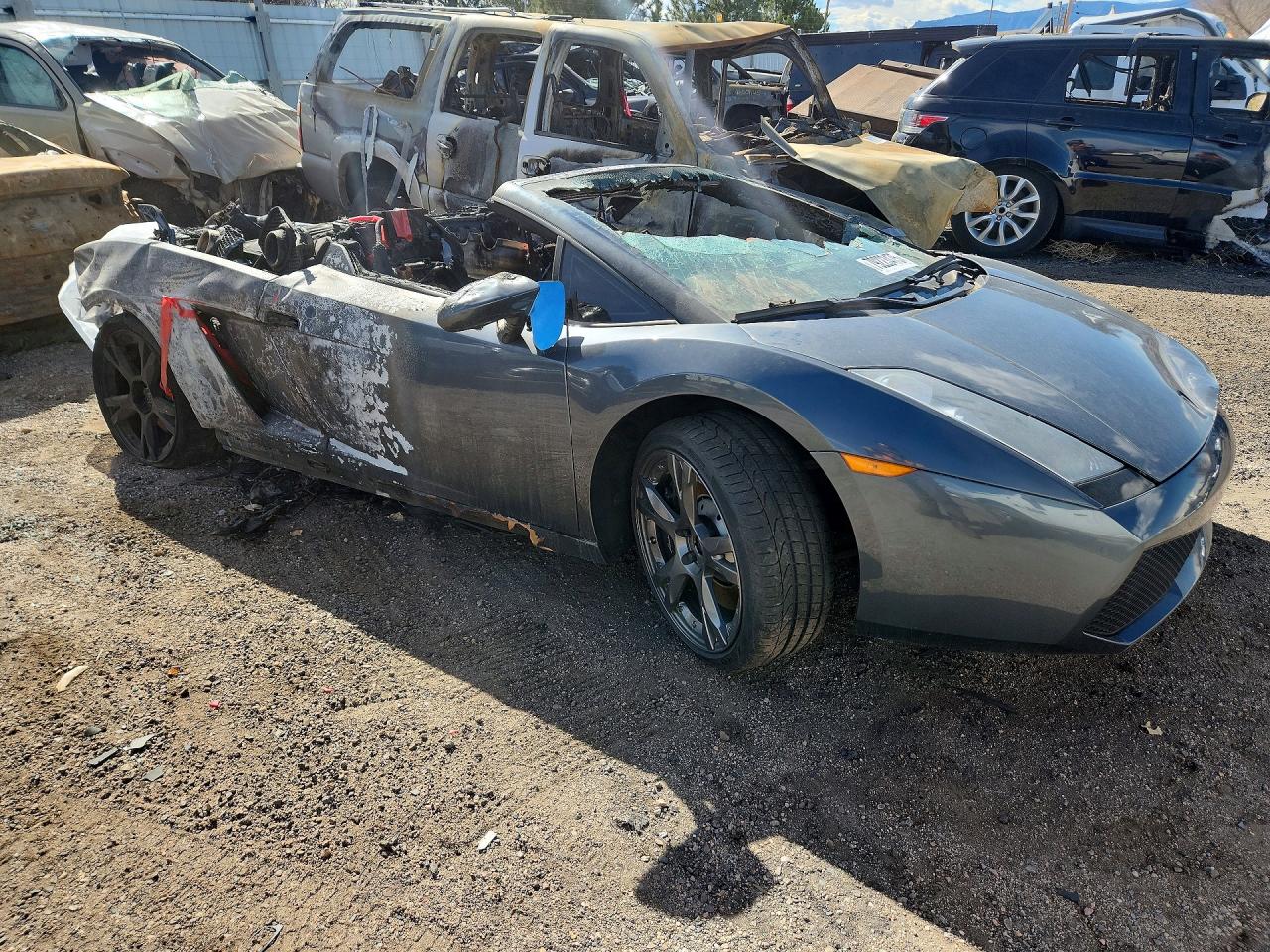 2007 Lamborghini Gallardo Spyder Угольный vin: ZHWGU22T37LA04553