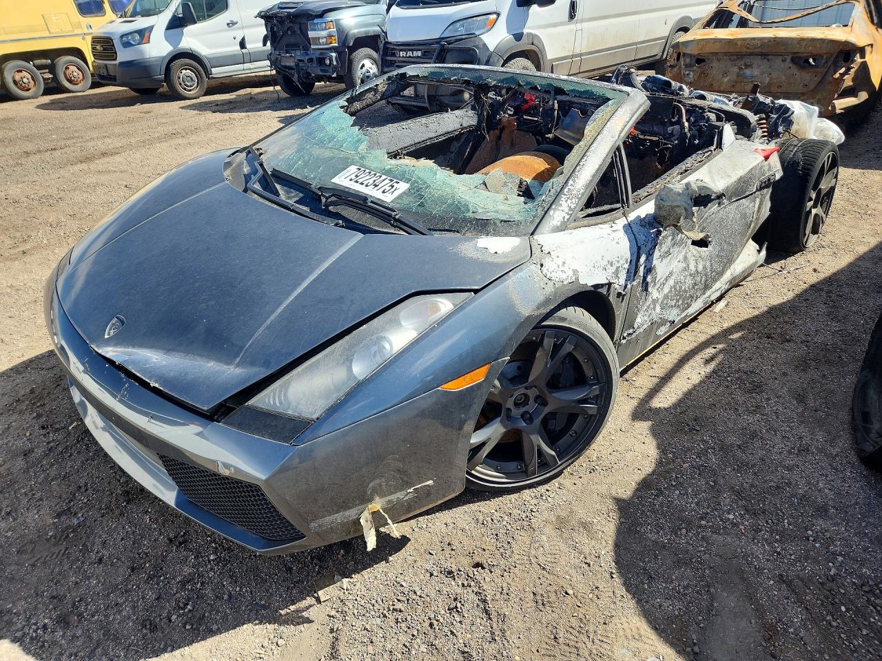 2007 Lamborghini Gallardo Spyder Угольный vin: ZHWGU22T37LA04553
