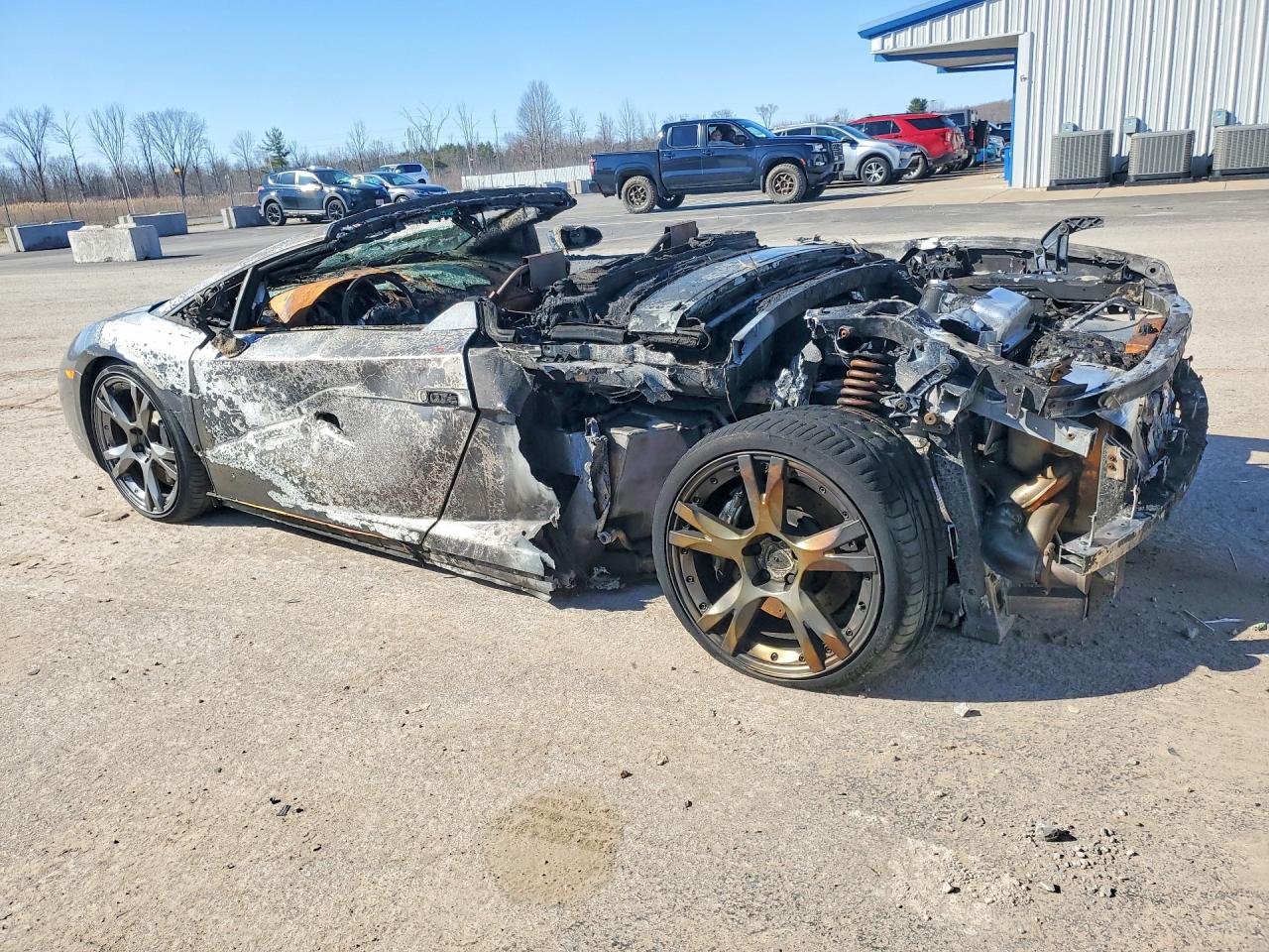 2007 Lamborghini Gallardo Spyder Серый vin: ZHWGU22T37LA04553
