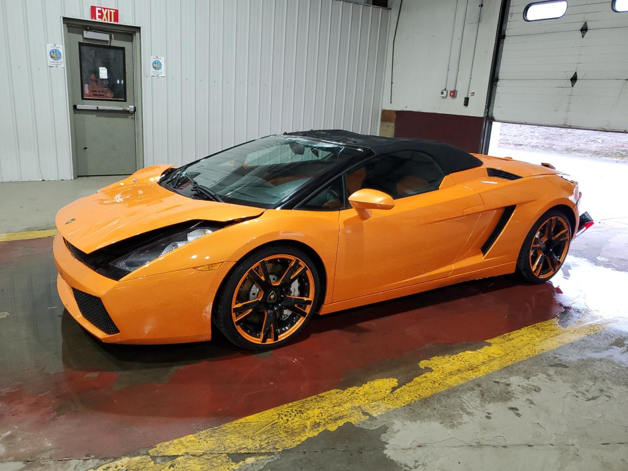 2007 Lamborghini Gallardo Spyder Оранжевый vin: ZHWGU22T47LA05436