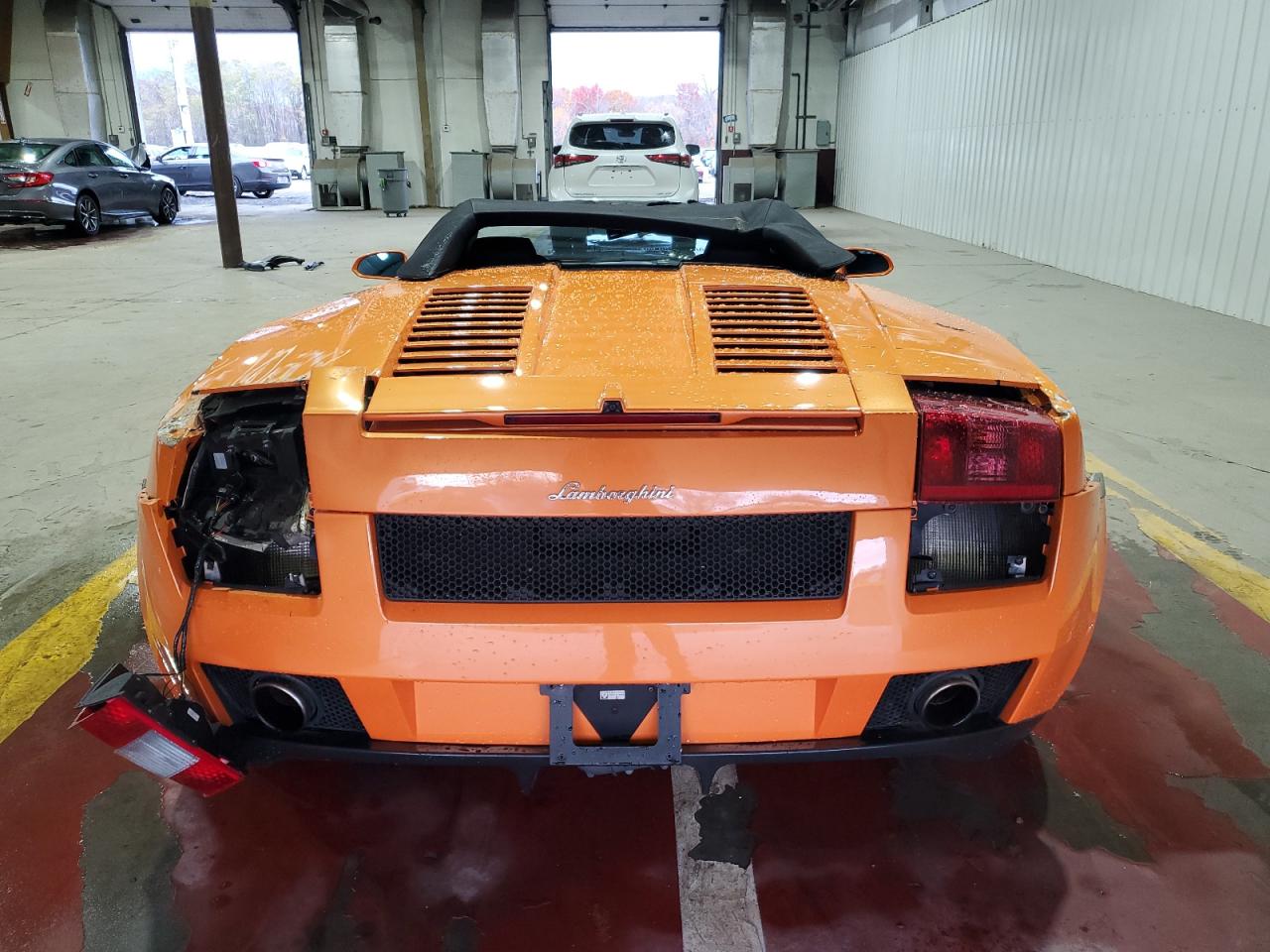 2007 Lamborghini Gallardo Spyder Оранжевый vin: ZHWGU22T47LA05436