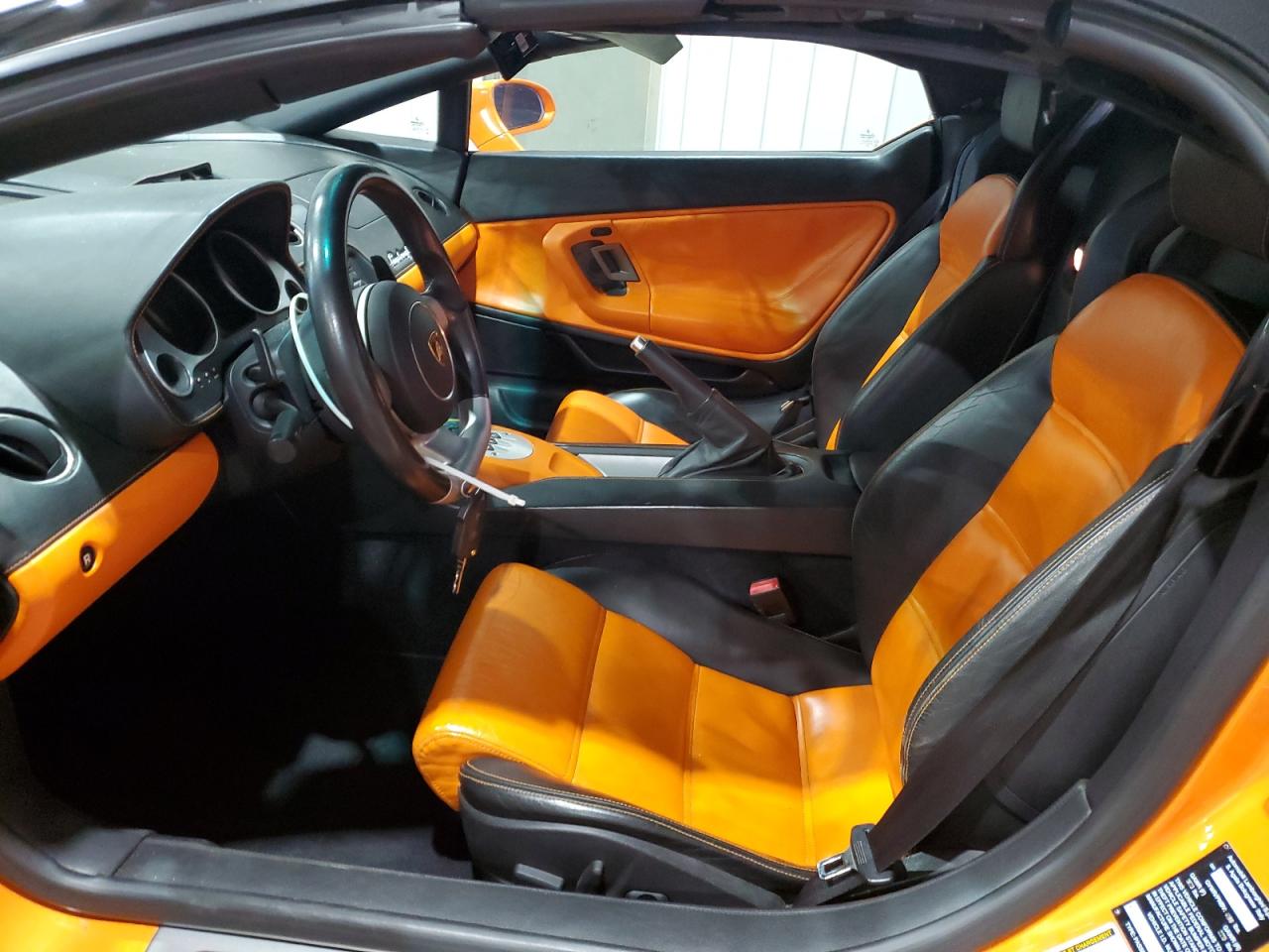 2007 Lamborghini Gallardo Spyder Оранжевый vin: ZHWGU22T47LA05436