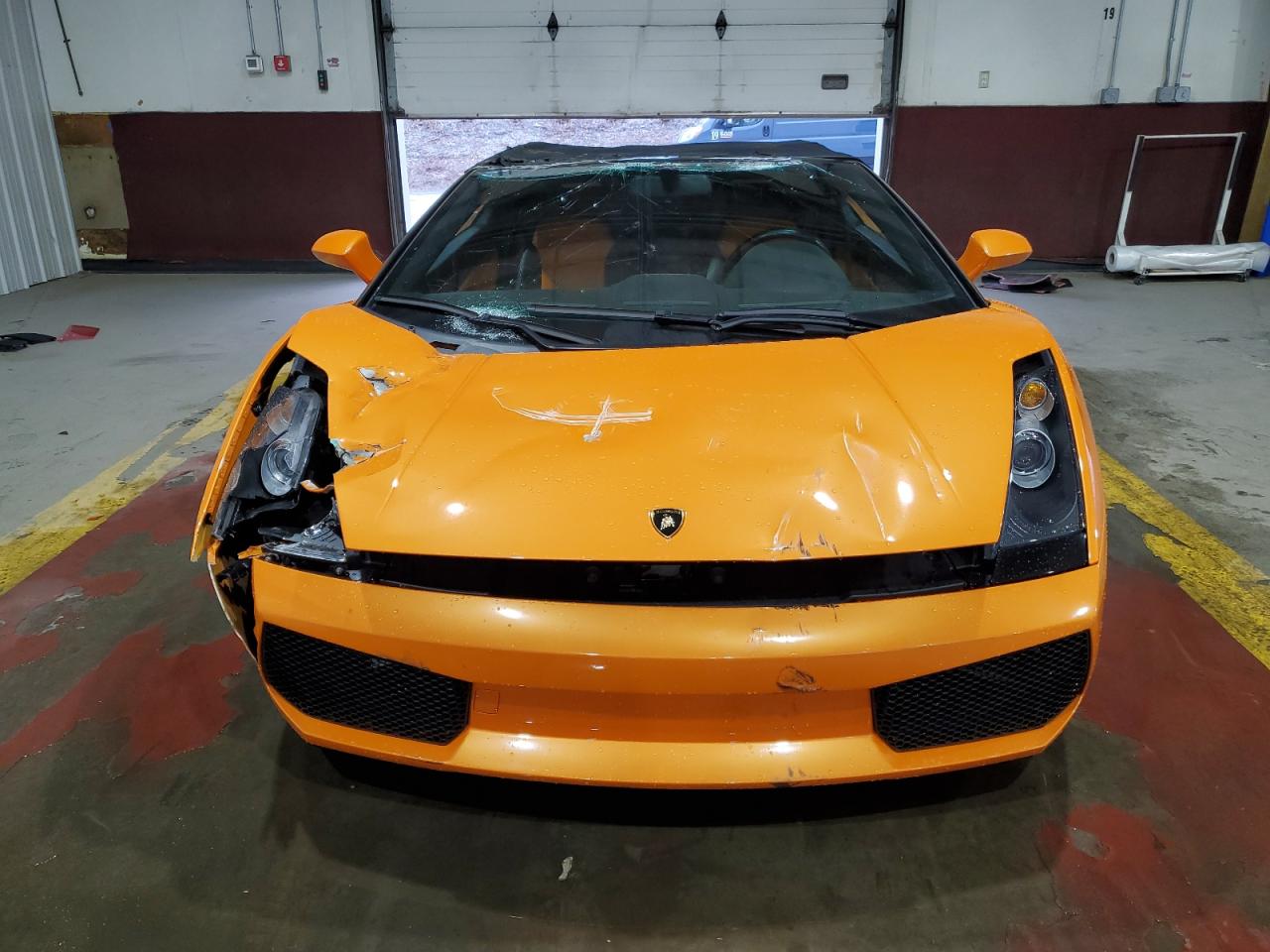 2007 Lamborghini Gallardo Spyder Оранжевый vin: ZHWGU22T47LA05436