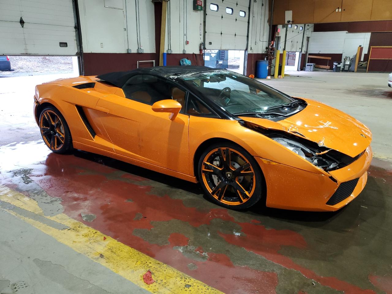 2007 Lamborghini Gallardo Spyder Оранжевый vin: ZHWGU22T47LA05436