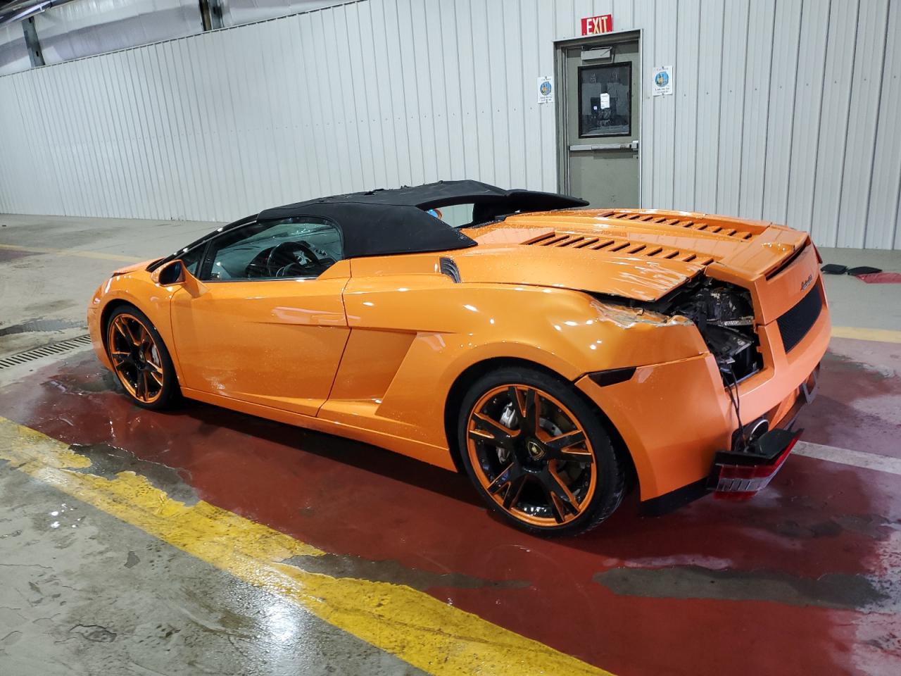 2007 Lamborghini Gallardo Spyder Оранжевый vin: ZHWGU22T47LA05436