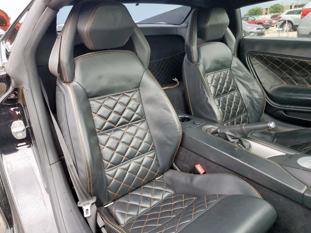 2012 Lamborghini Gallardo    Black vin: ZHWGU5BZXCLA12004