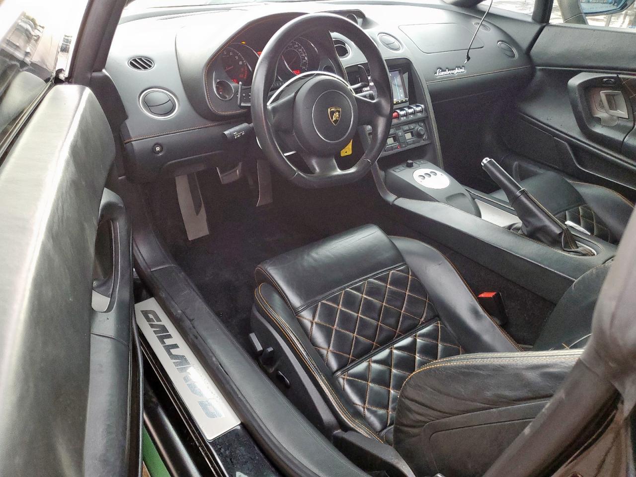 2012 Lamborghini Gallardo    Black vin: ZHWGU5BZXCLA12004