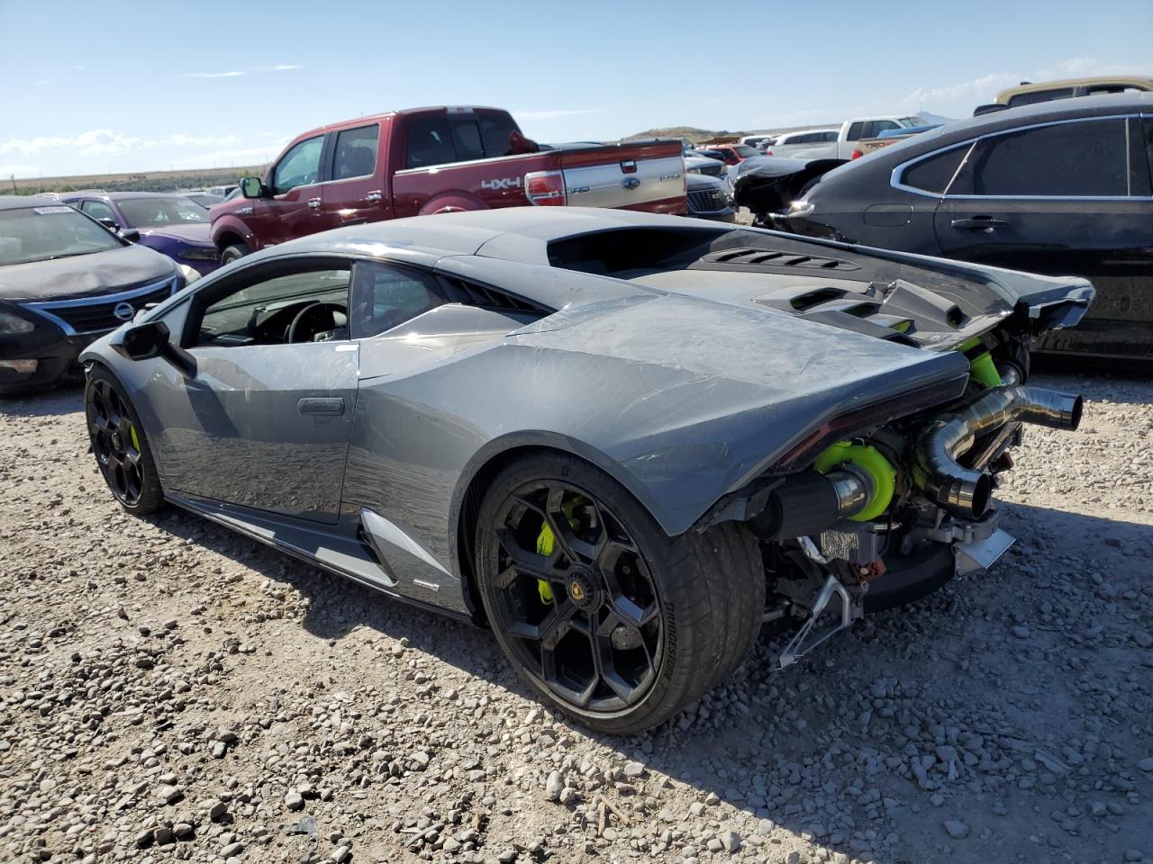 2023 Lamborghini Huracan Tecnica   Gray vin: ZHWUB6ZF0PLA22993