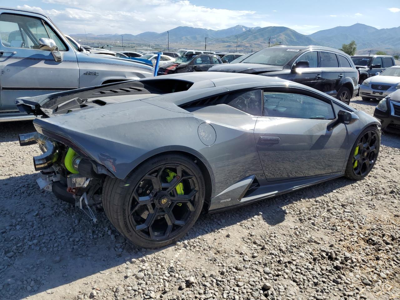 2023 Lamborghini Huracan Tecnica   Gray vin: ZHWUB6ZF0PLA22993