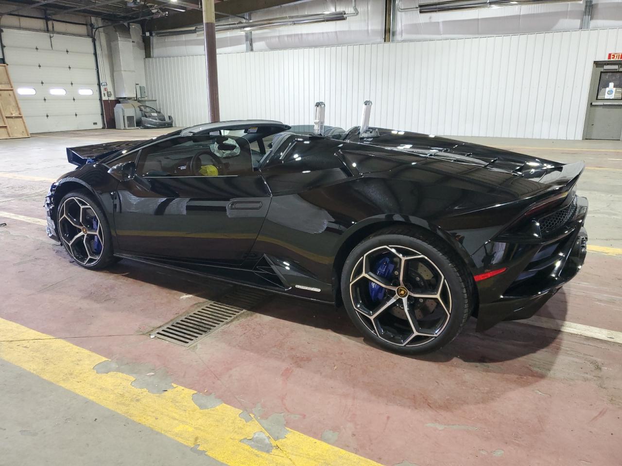 2024 Lamborghini Huracan Evo Черный vin: ZHWUT4ZF6RLA28592