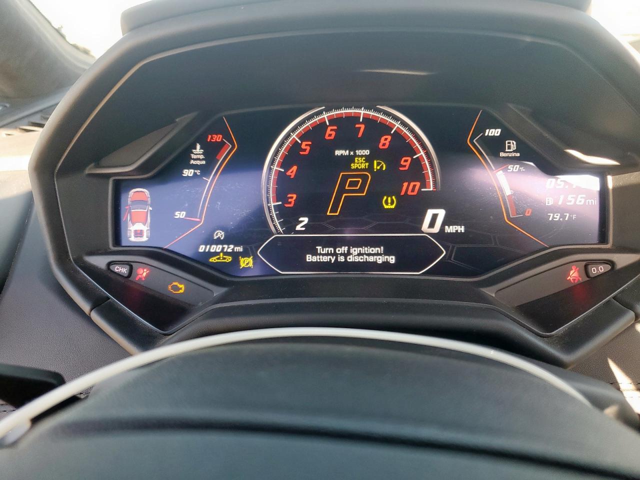 2023 Lamborghini Huracan Evo Синий vin: ZHWUT4ZF7PLA22359