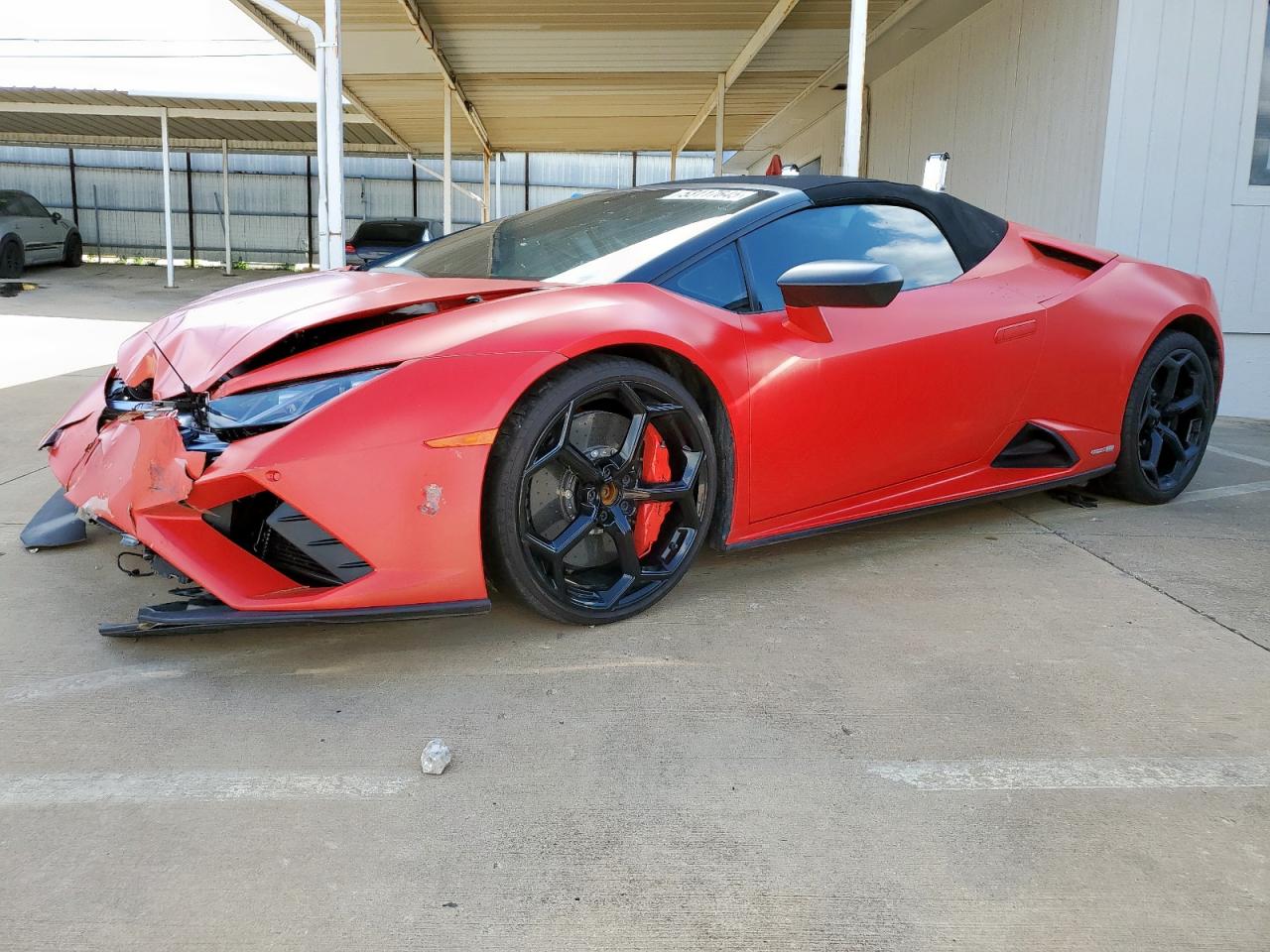 2023 Lamborghini Huracan Evo   Red vin: ZHWUT5ZF9PLA21574