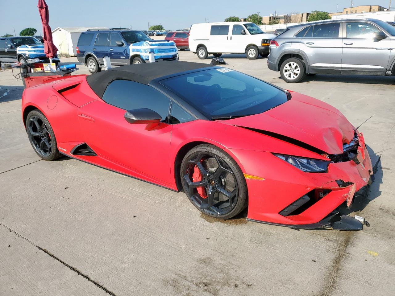 2023 Lamborghini Huracan Evo   Красный vin: ZHWUT5ZF9PLA21574