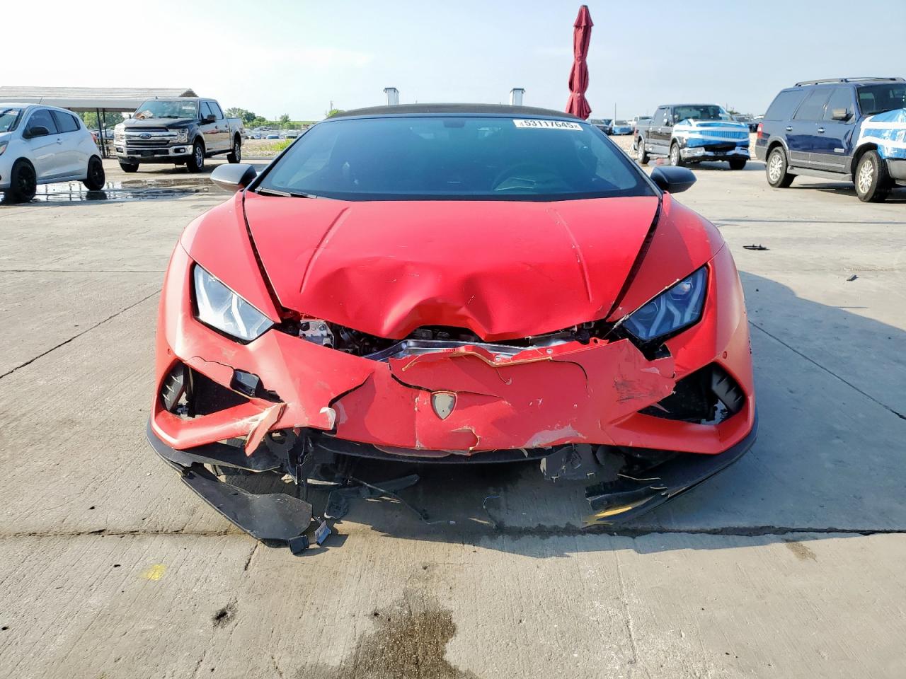 2023 Lamborghini Huracan Evo   Красный vin: ZHWUT5ZF9PLA21574