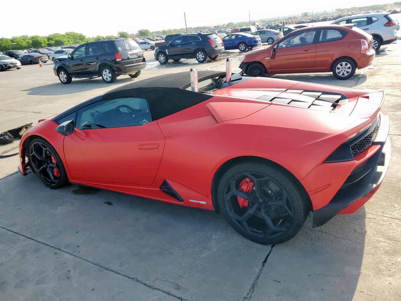 2023 Lamborghini Huracan Evo   Красный vin: ZHWUT5ZF9PLA21574