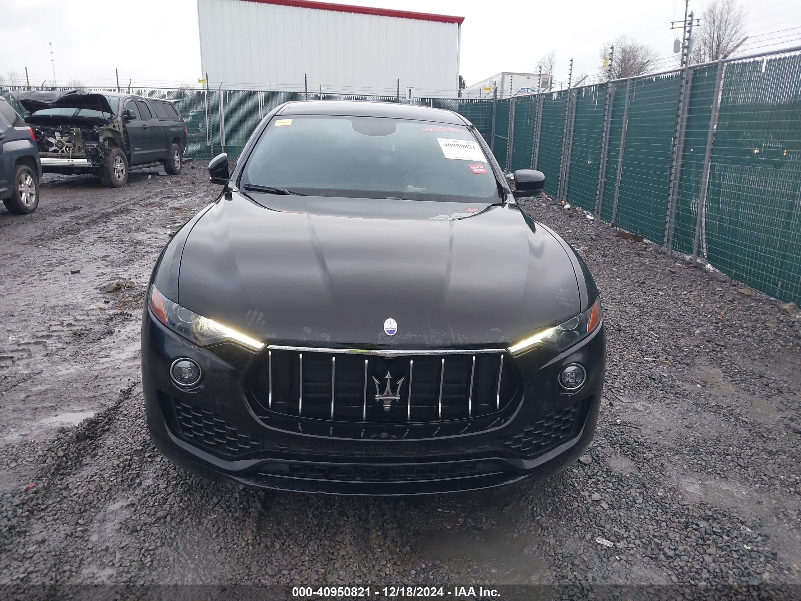 2019 Maserati Levante   Black vin: ZN661XUA2KX308301