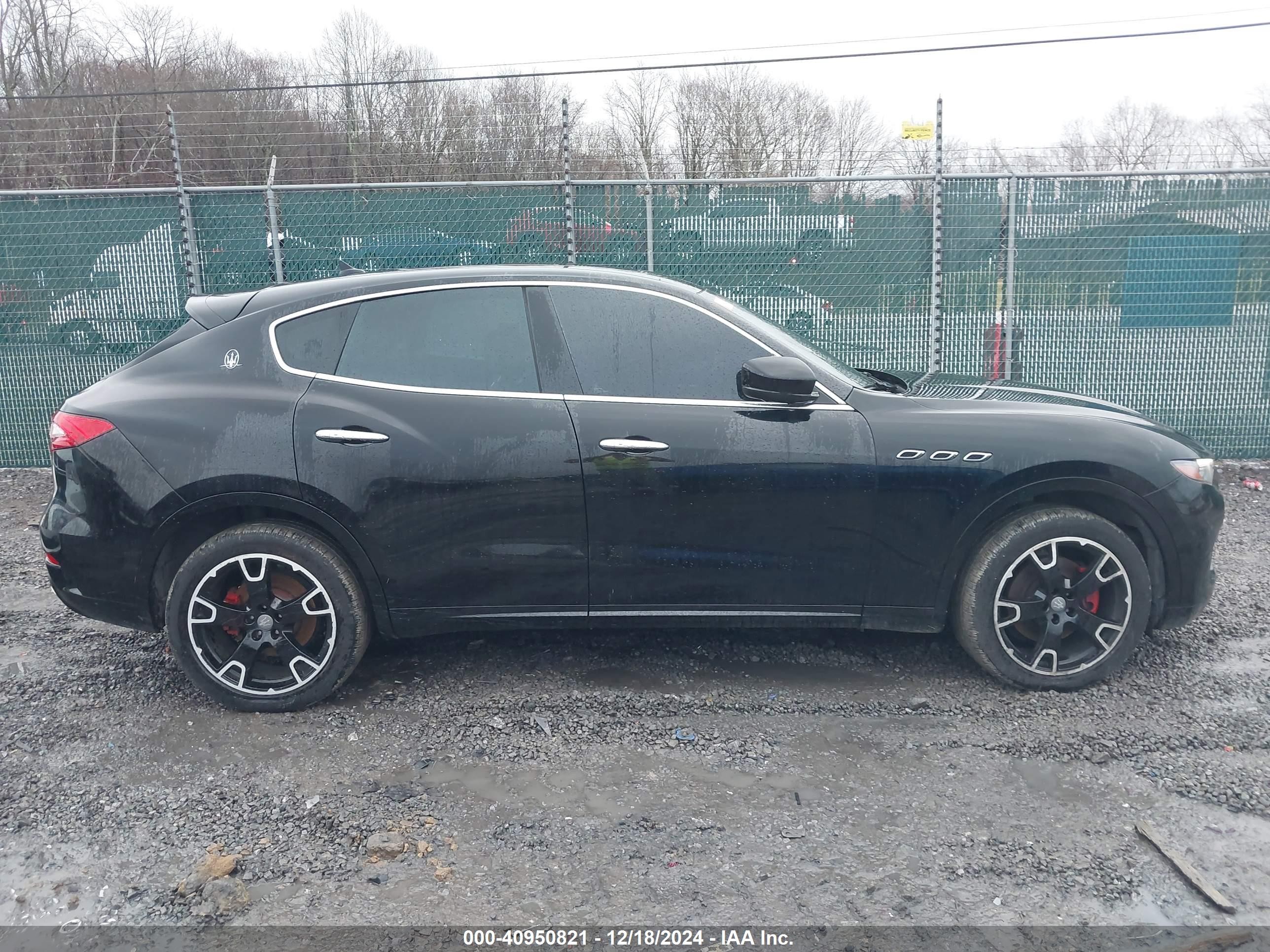 2019 Maserati Levante   Black vin: ZN661XUA2KX308301