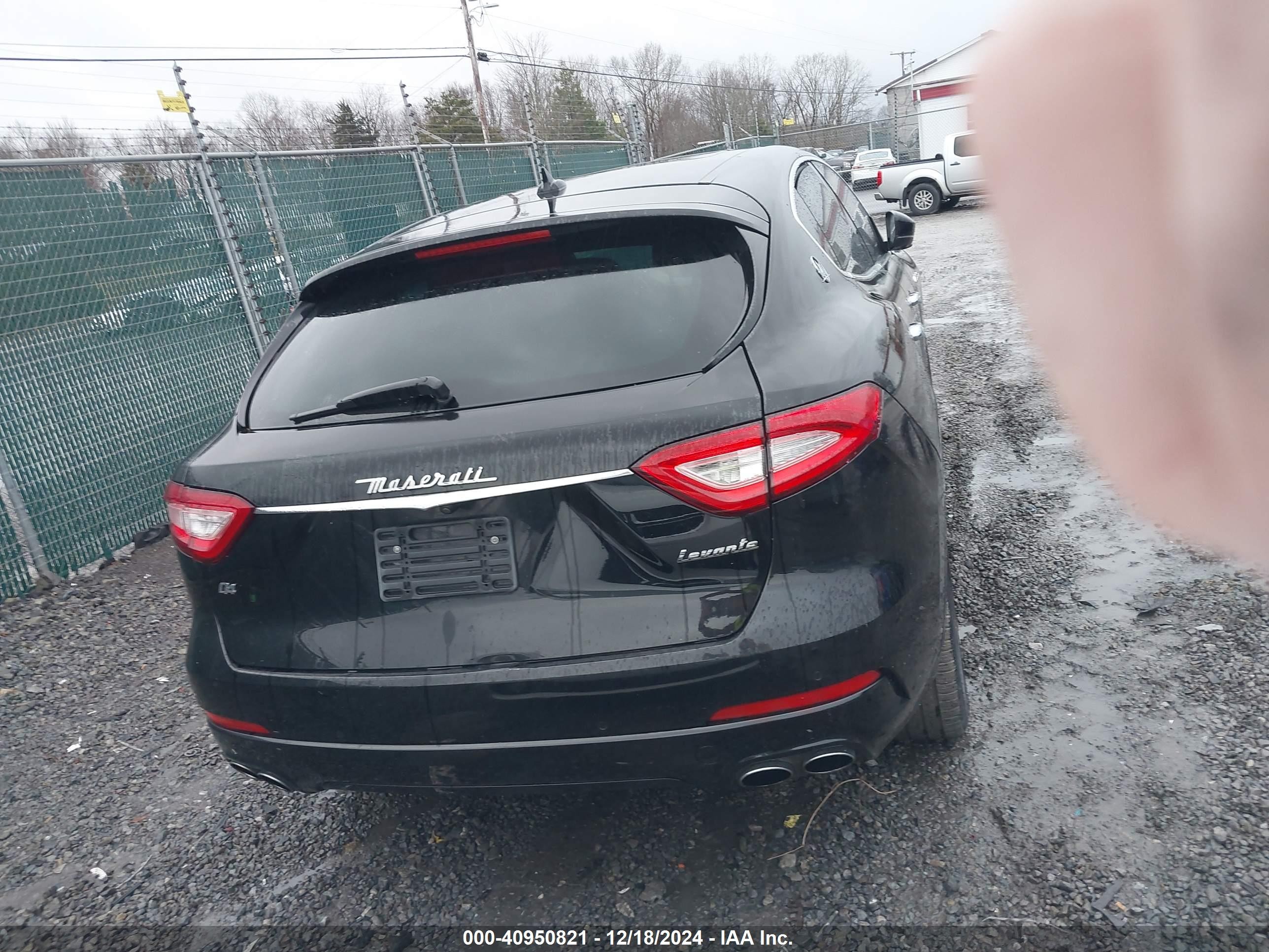 2019 Maserati Levante   Black vin: ZN661XUA2KX308301