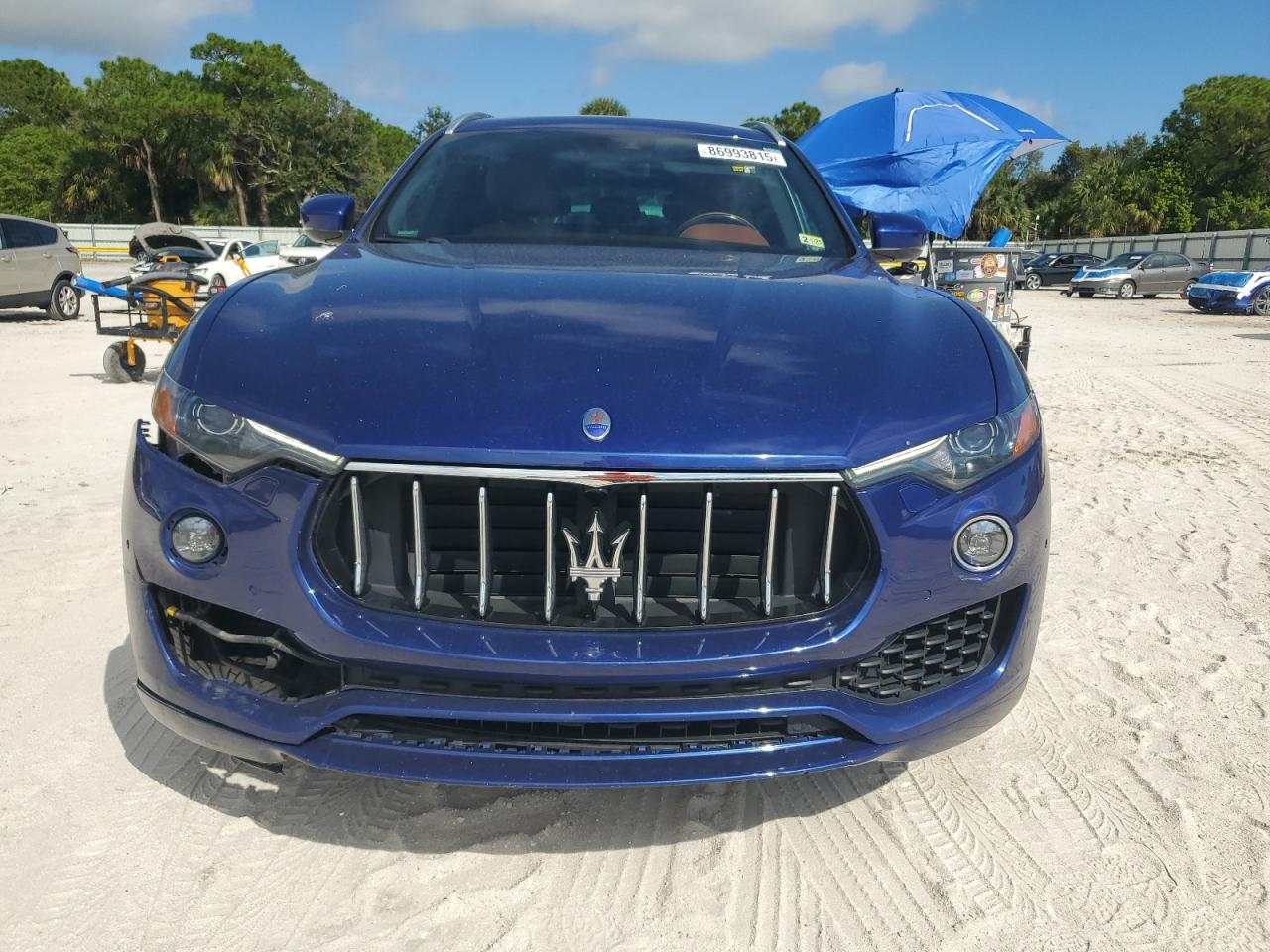 2017 Maserati Levante Blue vin: ZN661XUAXHX215714