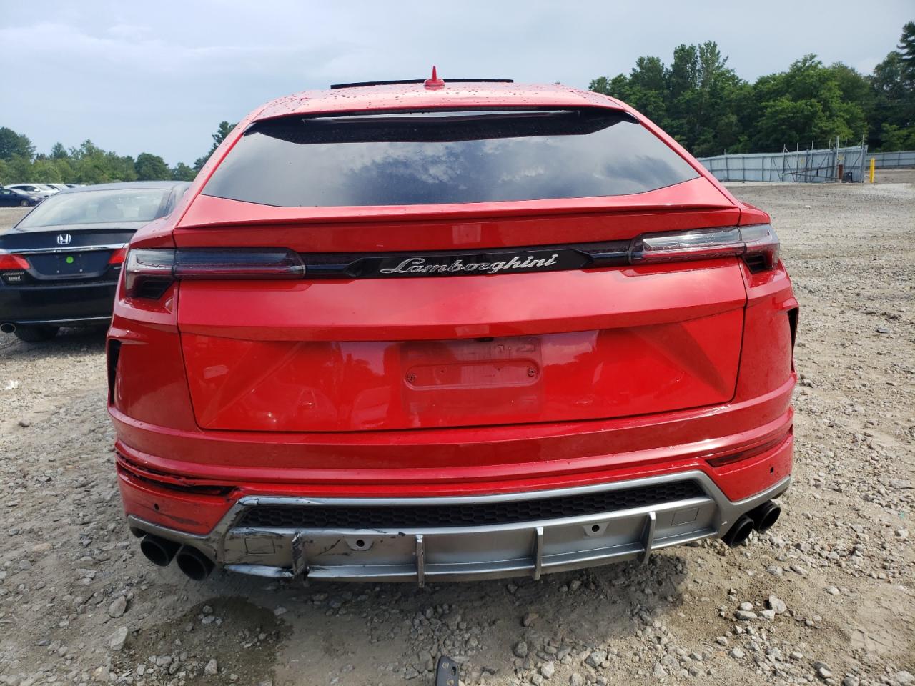 2021 Lamborghini Urus Red vin: ZPBUA1ZLXMLA15801