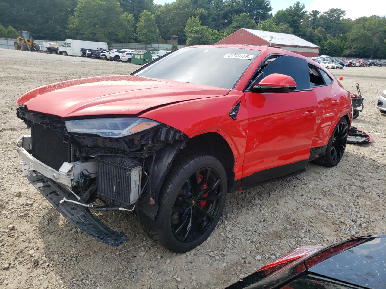 2021 Lamborghini Urus Red vin: ZPBUA1ZLXMLA15801