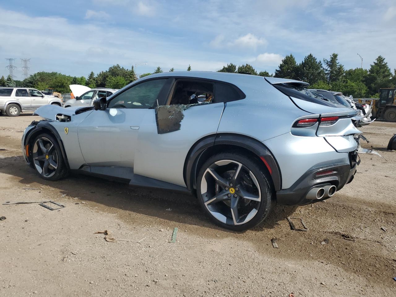 2024 Ferrari Purosangue Blue vin: ZSG06VTA8R0305003