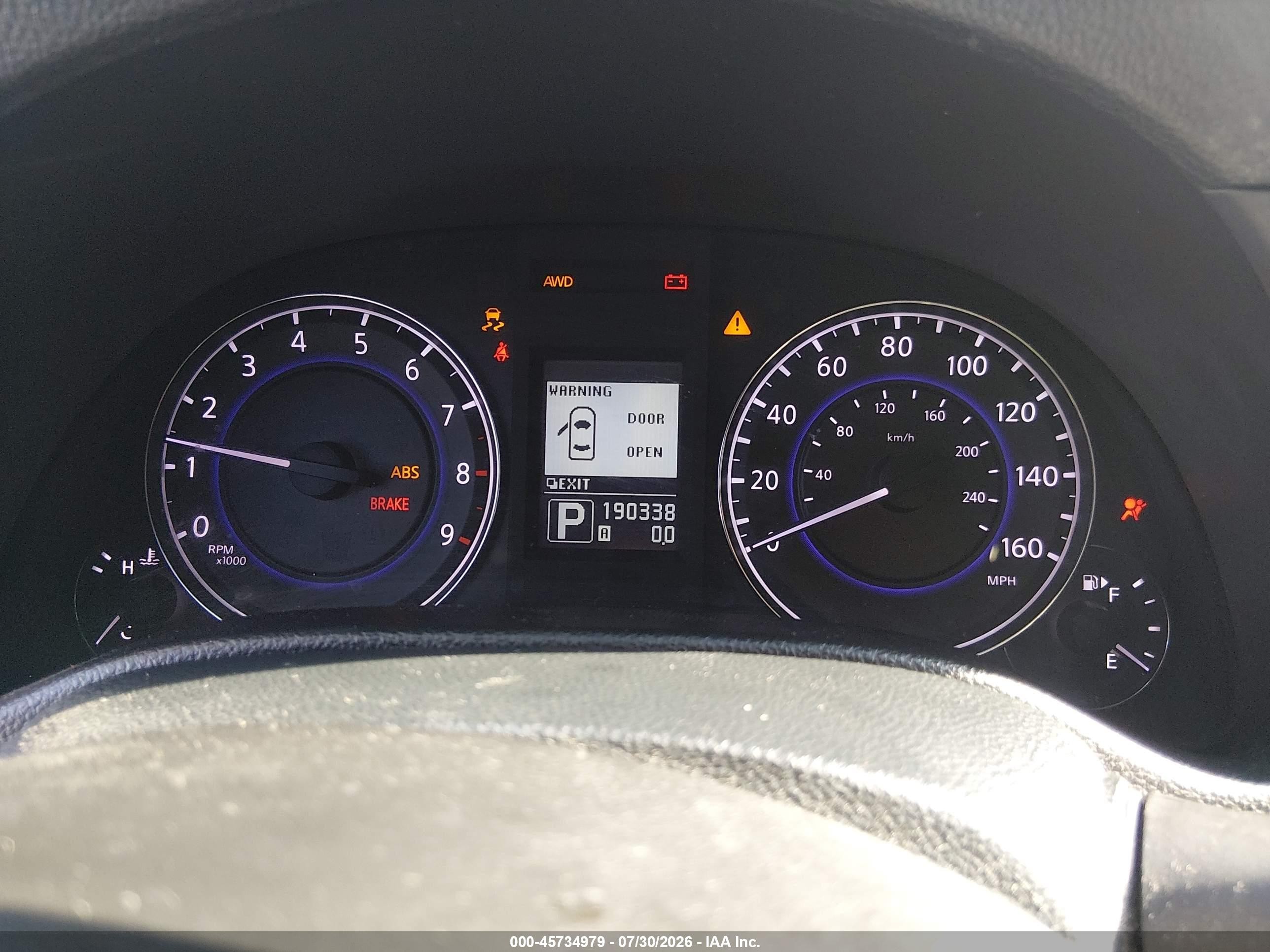 2012 Infiniti G37x   Gold vin: jn1cv6ar3cm679809