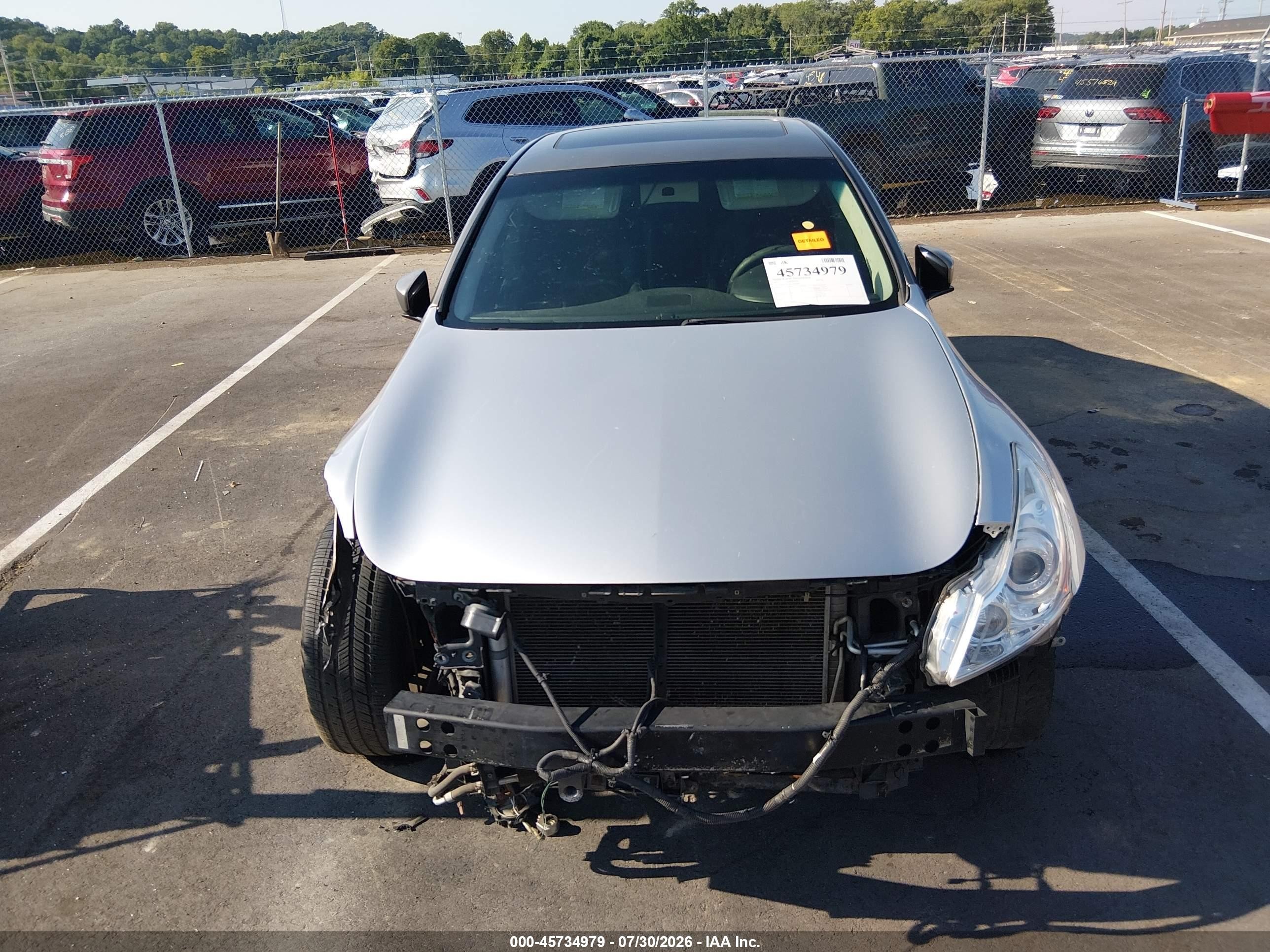 2012 Infiniti G37x   Gold vin: jn1cv6ar3cm679809