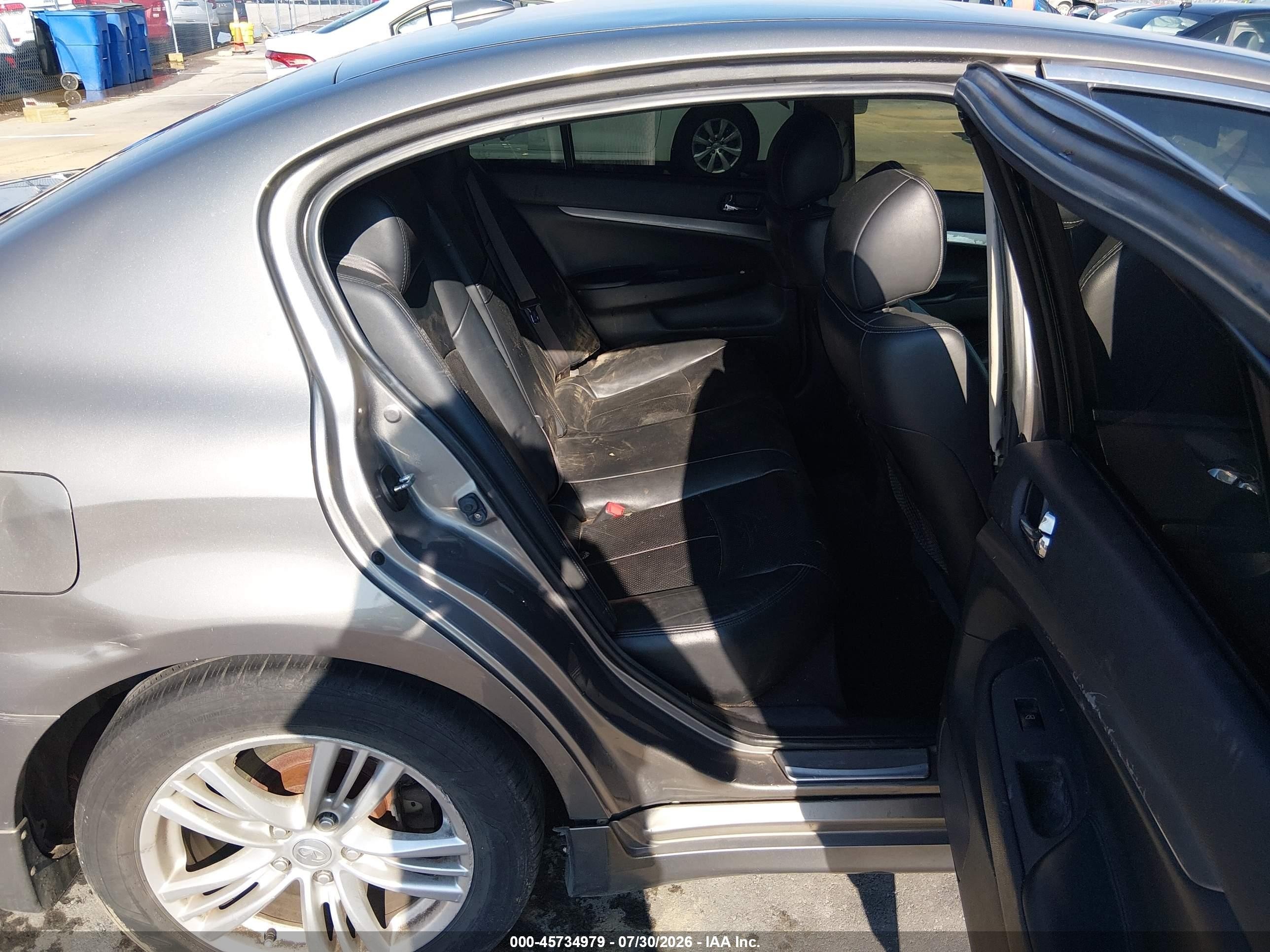 2012 Infiniti G37x   Gold vin: jn1cv6ar3cm679809